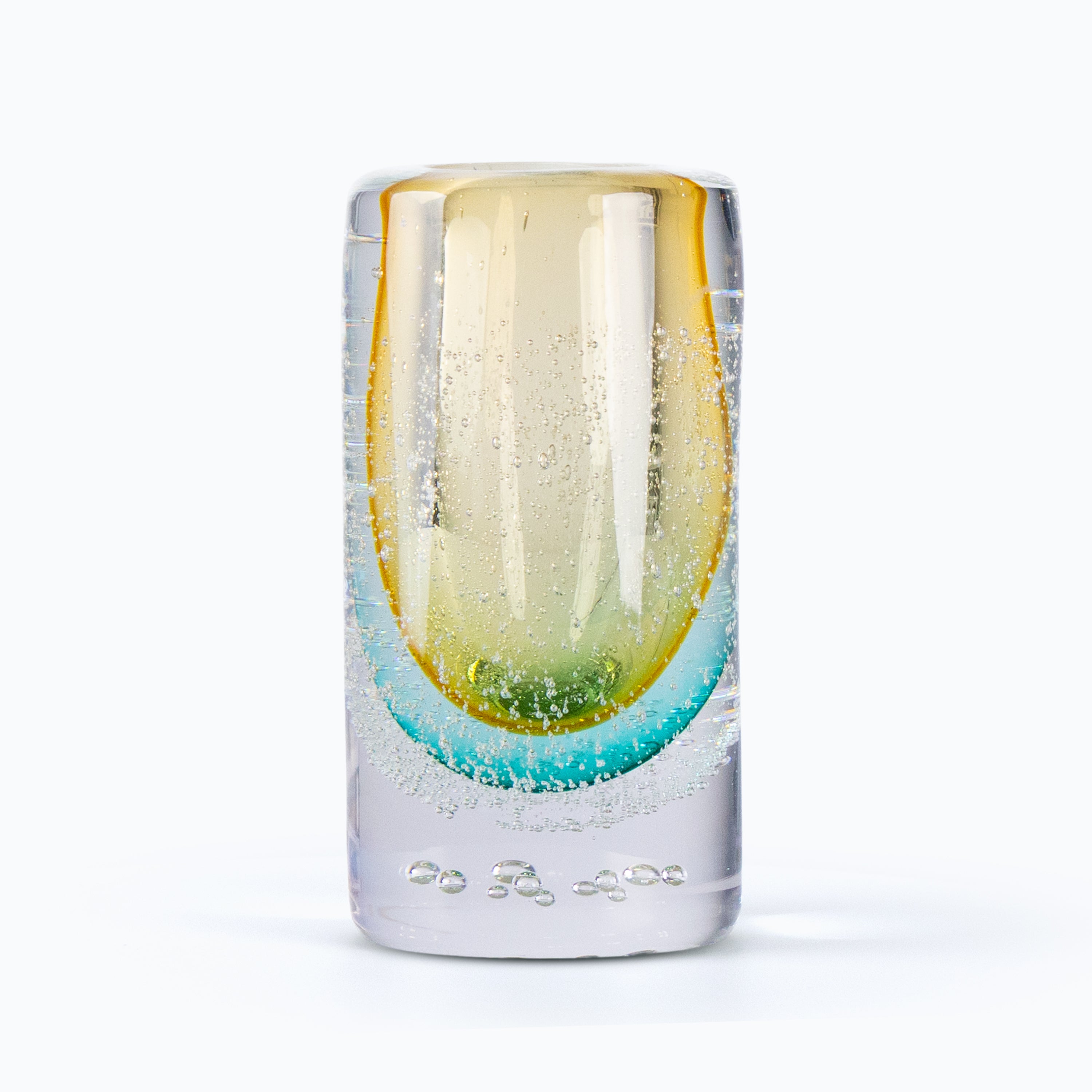 Caspian Ember Glass Vase