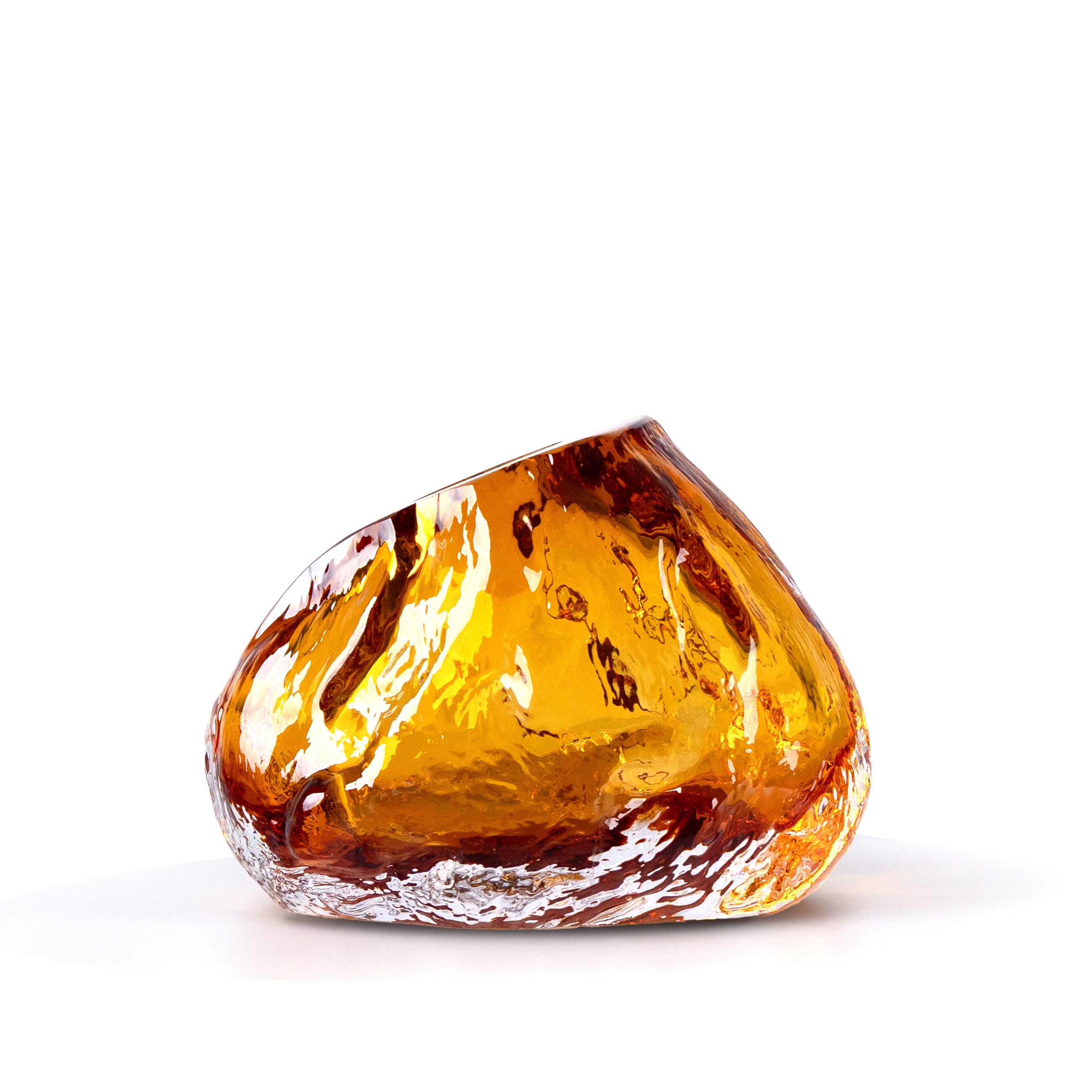 Oracle Breath (Amber) Glass Vase