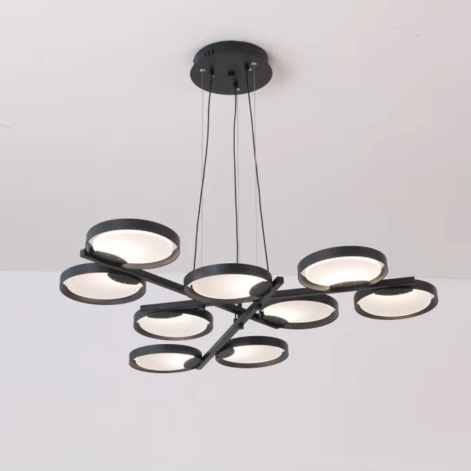 Midnight Orbital (Black) Chandelier