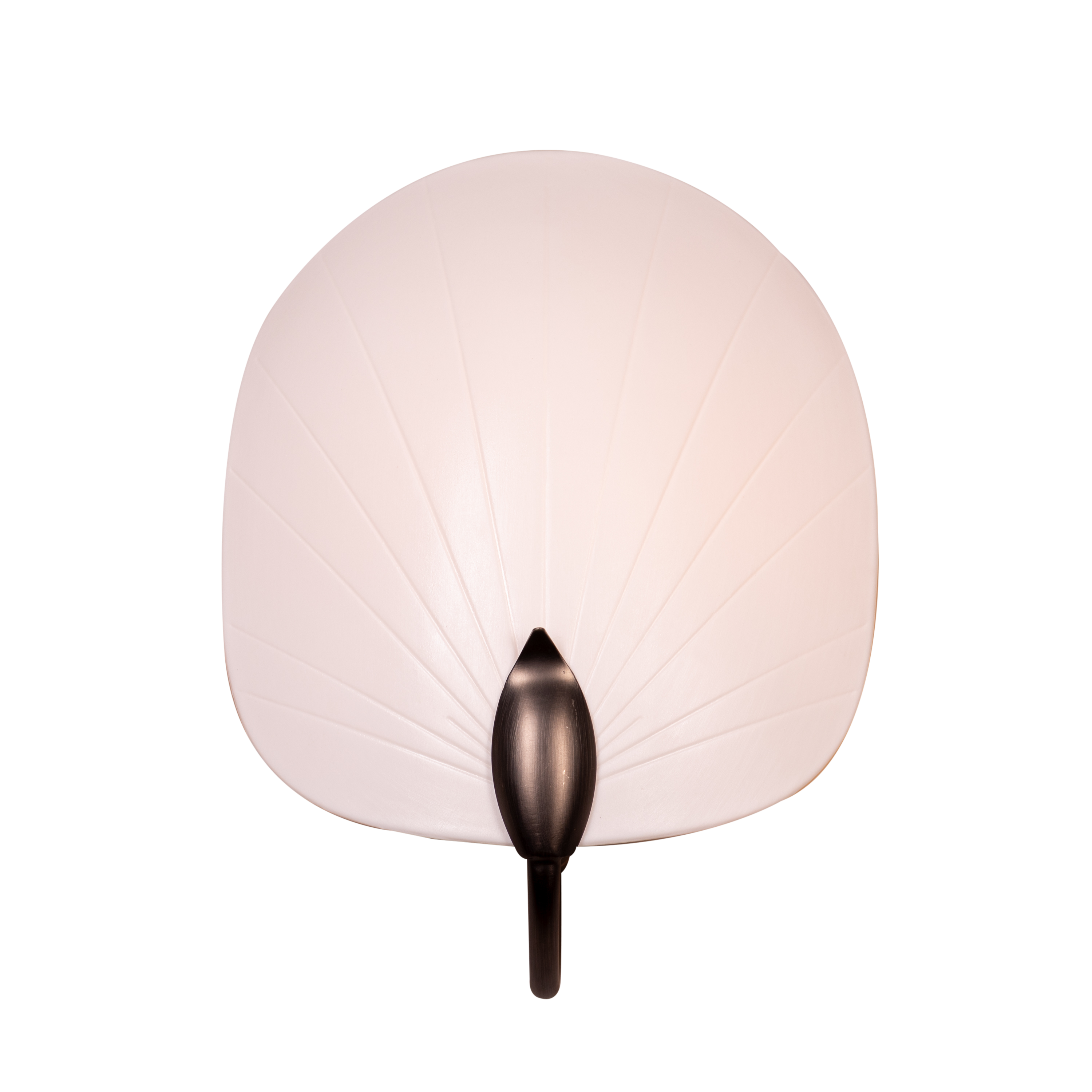 Petaline (Brown, White) Ceramic Wall Light