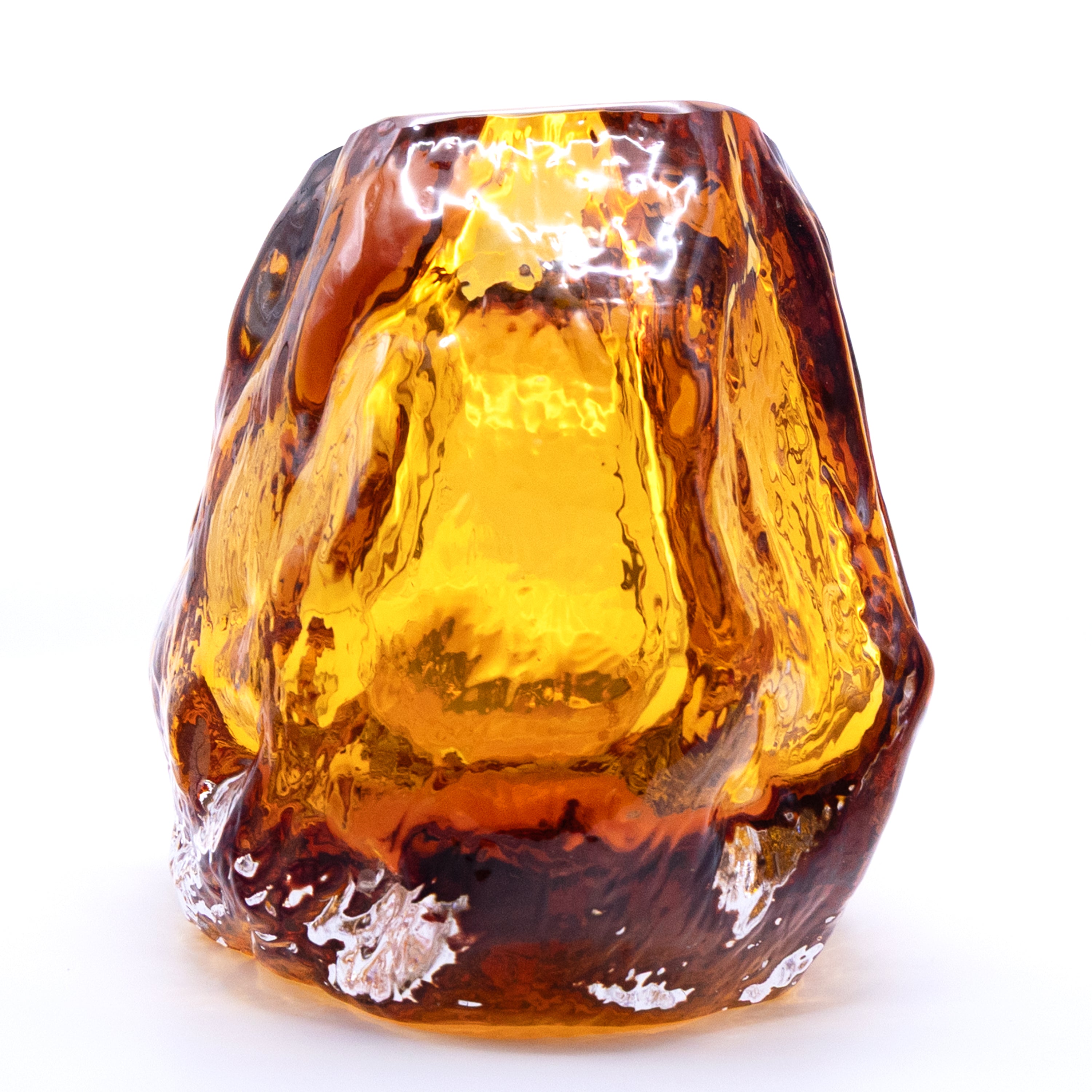 Oracle Breath (Amber) Glass Vase