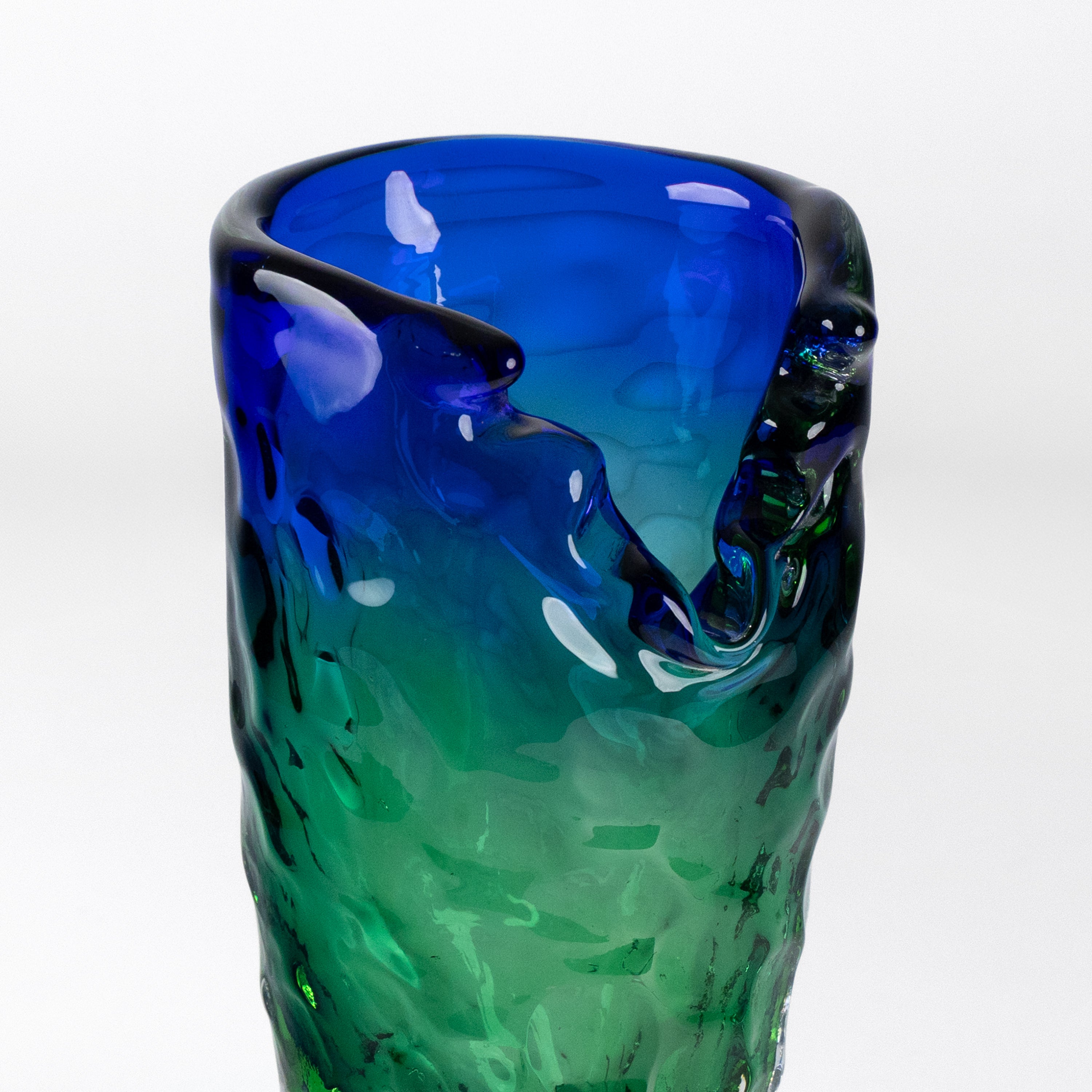Midnight (Green) Meadow Glass Vase