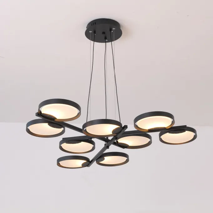 Midnight Orbital (Black) Chandelier