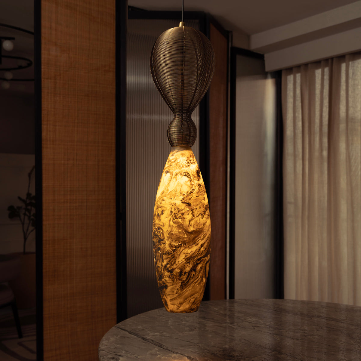 Ivory Solace Pendant Light Handmade Handmade By Yaahvi