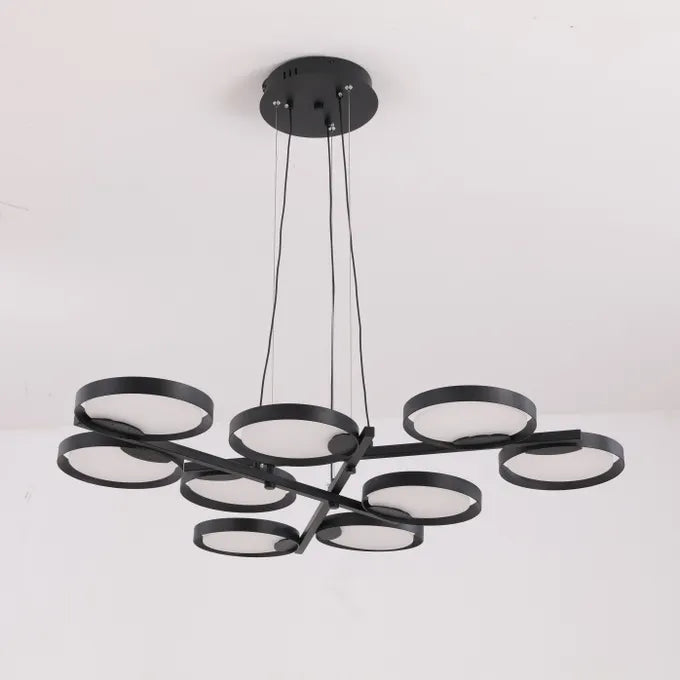 Midnight Orbital (Black) Chandelier