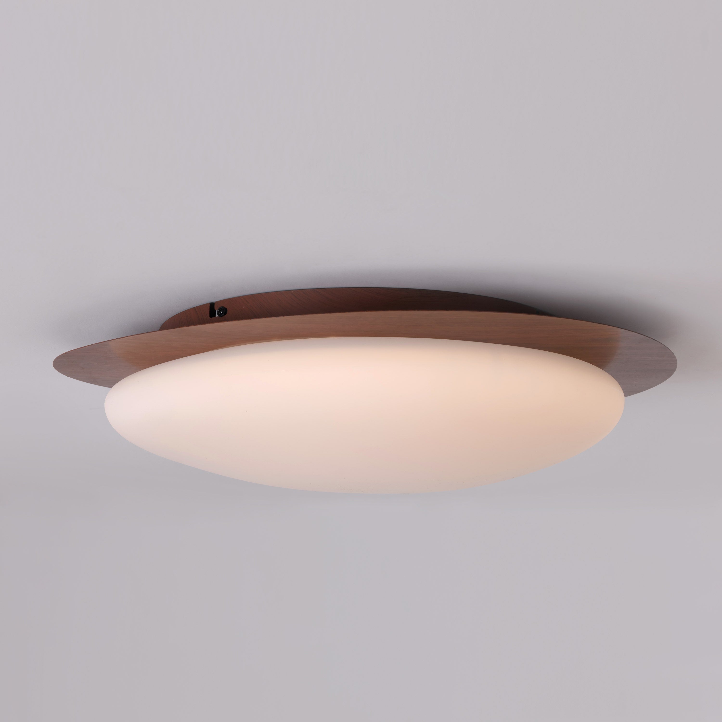 Saturn Skies (White/Wood) Ceiling Light