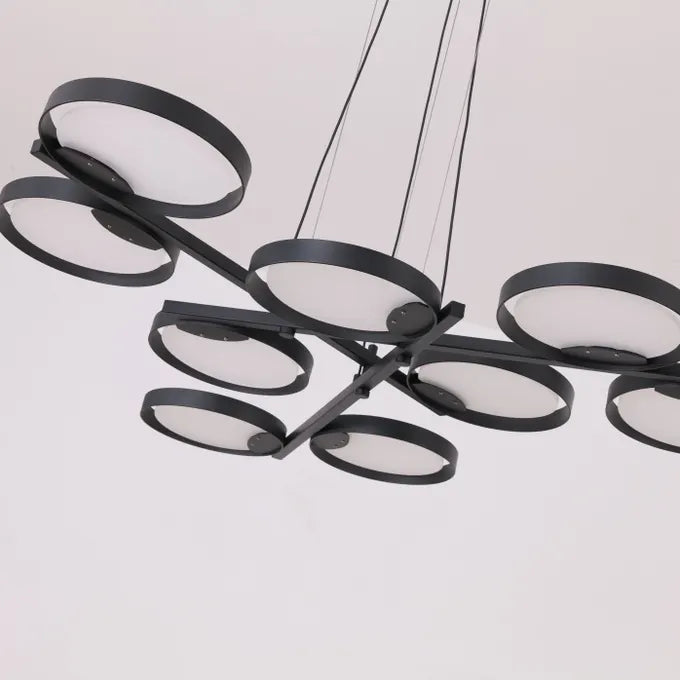 Midnight Orbital (Black) Chandelier