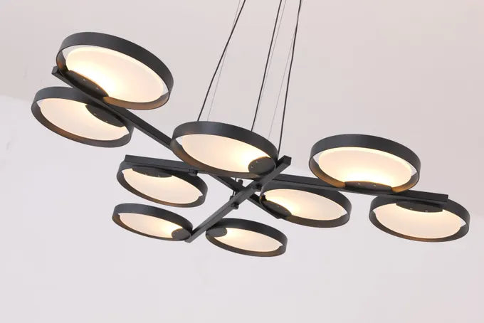 Midnight Orbital (Black) Chandelier