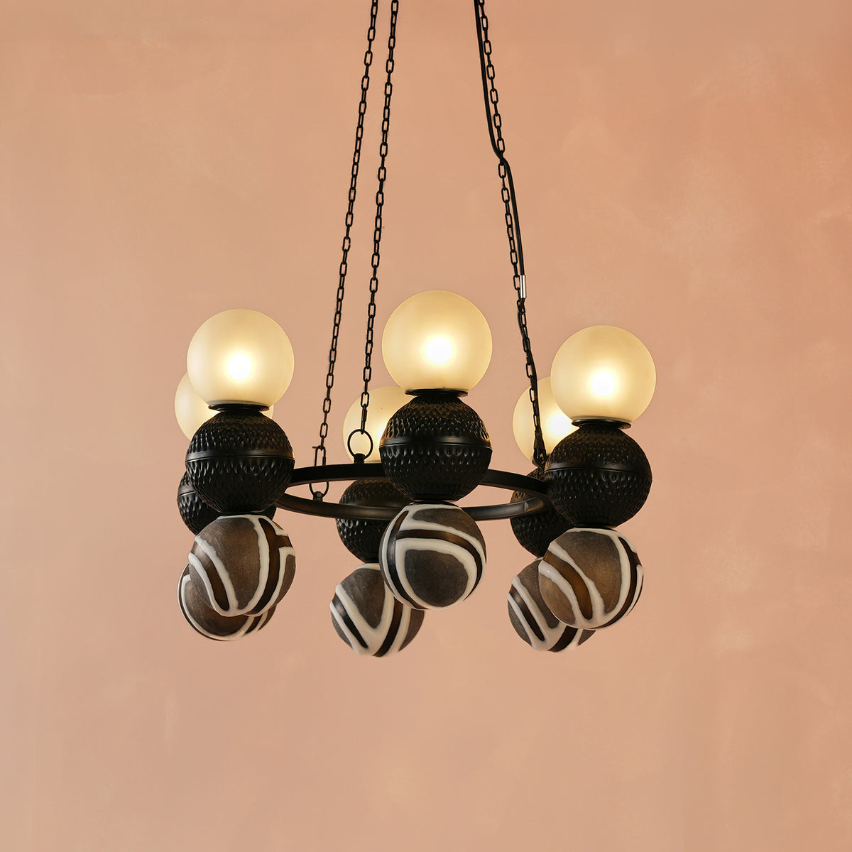 A Study In Elegance (Small) Chandelier Handmade By Yaahvi