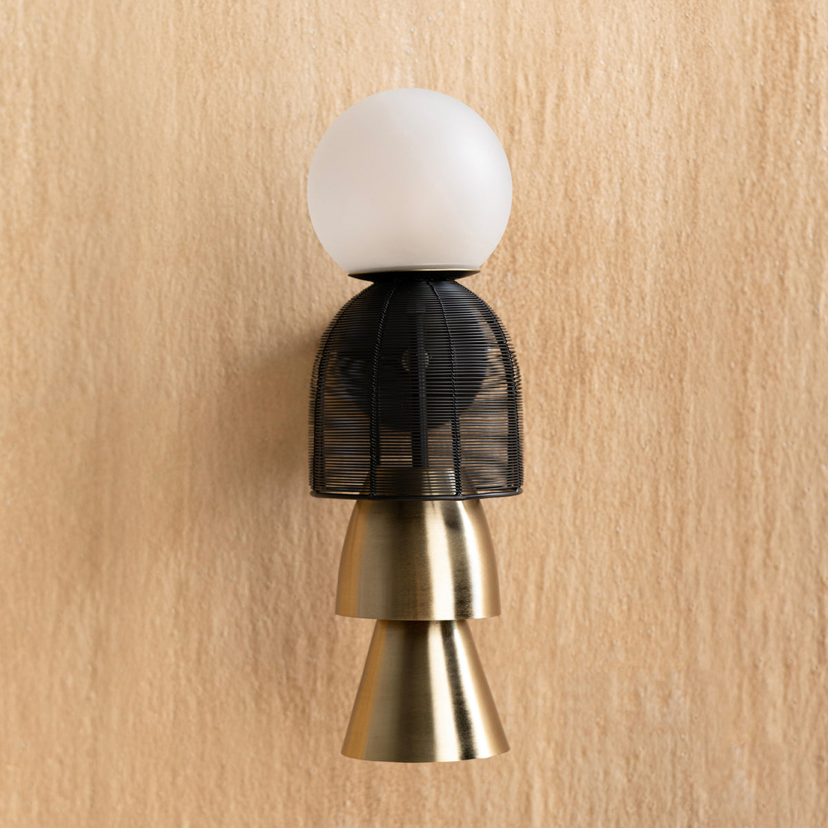 The Art Of Stillness Wall Light Handmade By Yaahvi