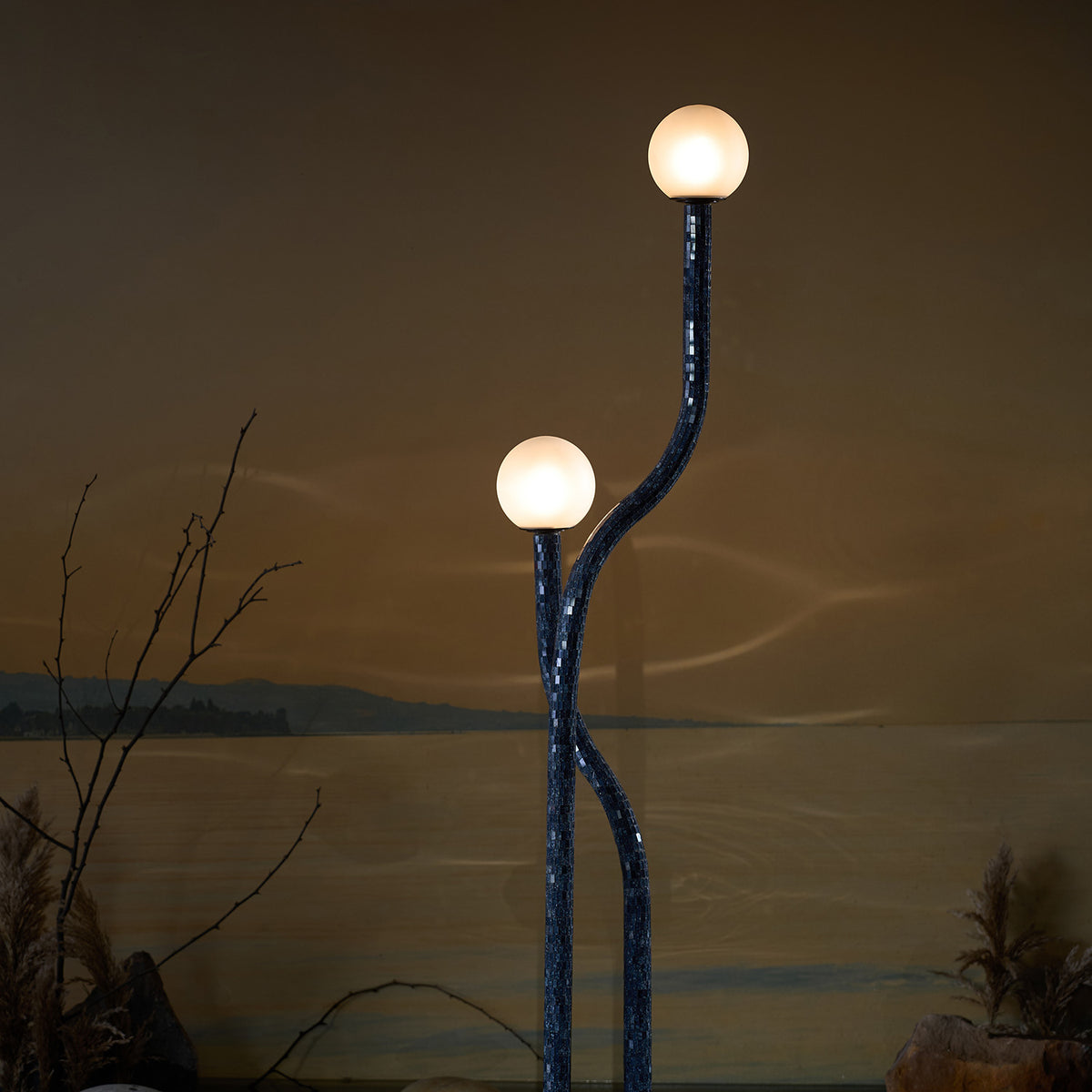 A Tale Of Two Tones Floor Lamp Handmade By Yaahvi
