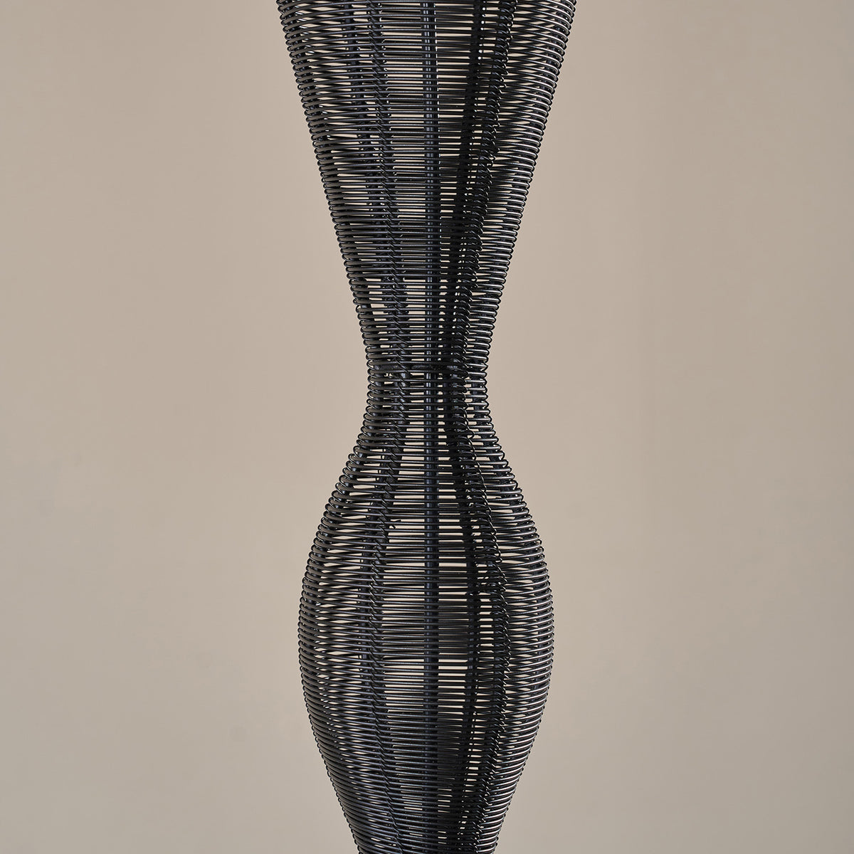 Luminous Totem (Small, Black) Pendant Light Handmade By Yaahvi