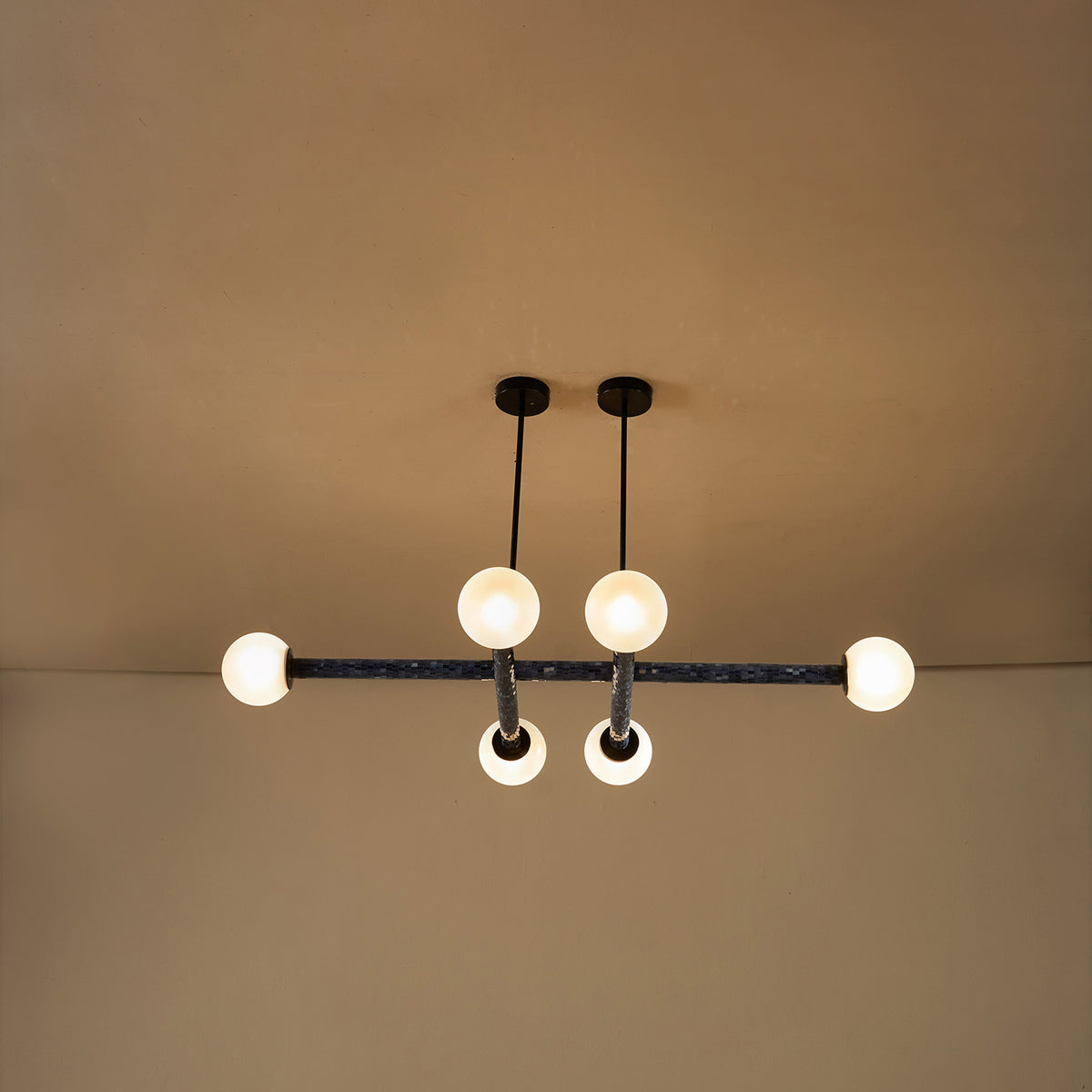 Monochrome Muse Chandelier Handmade By Yaahvi