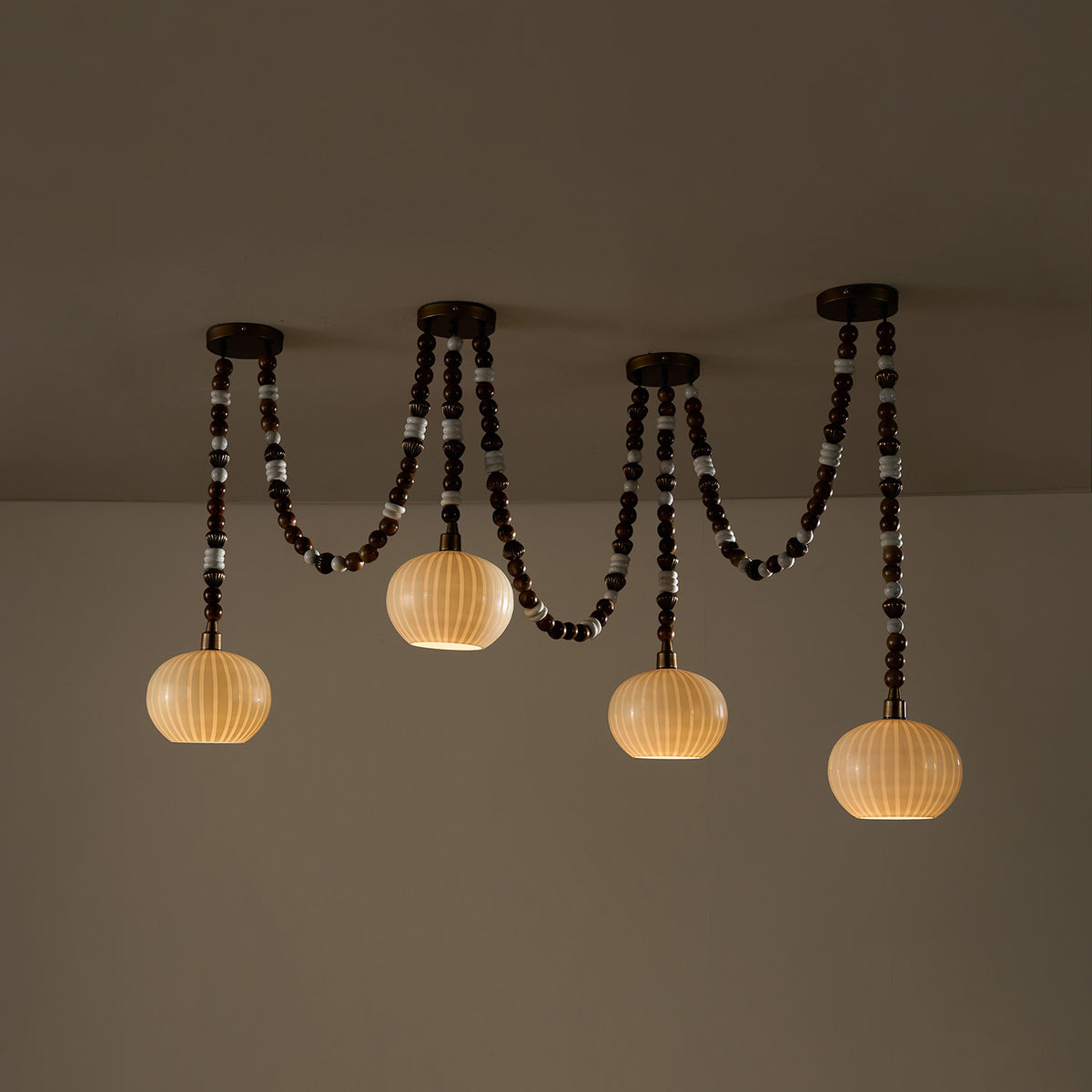 A Portrait Of Light Chandelier Handmade By Yaahvi