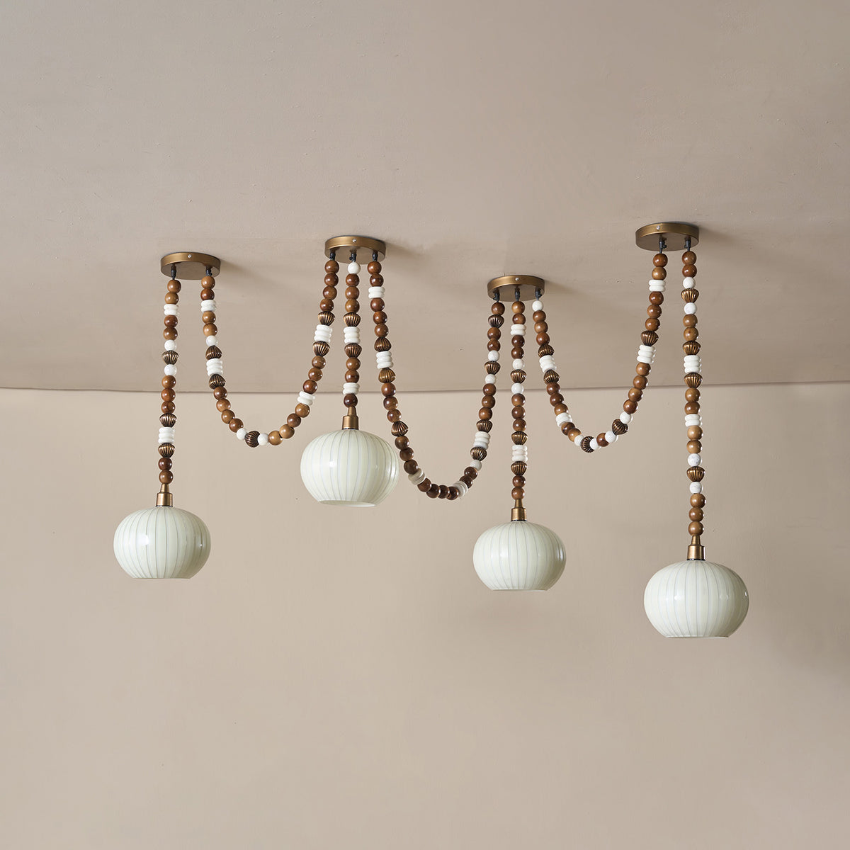 A Portrait Of Light Chandelier Handmade By Yaahvi