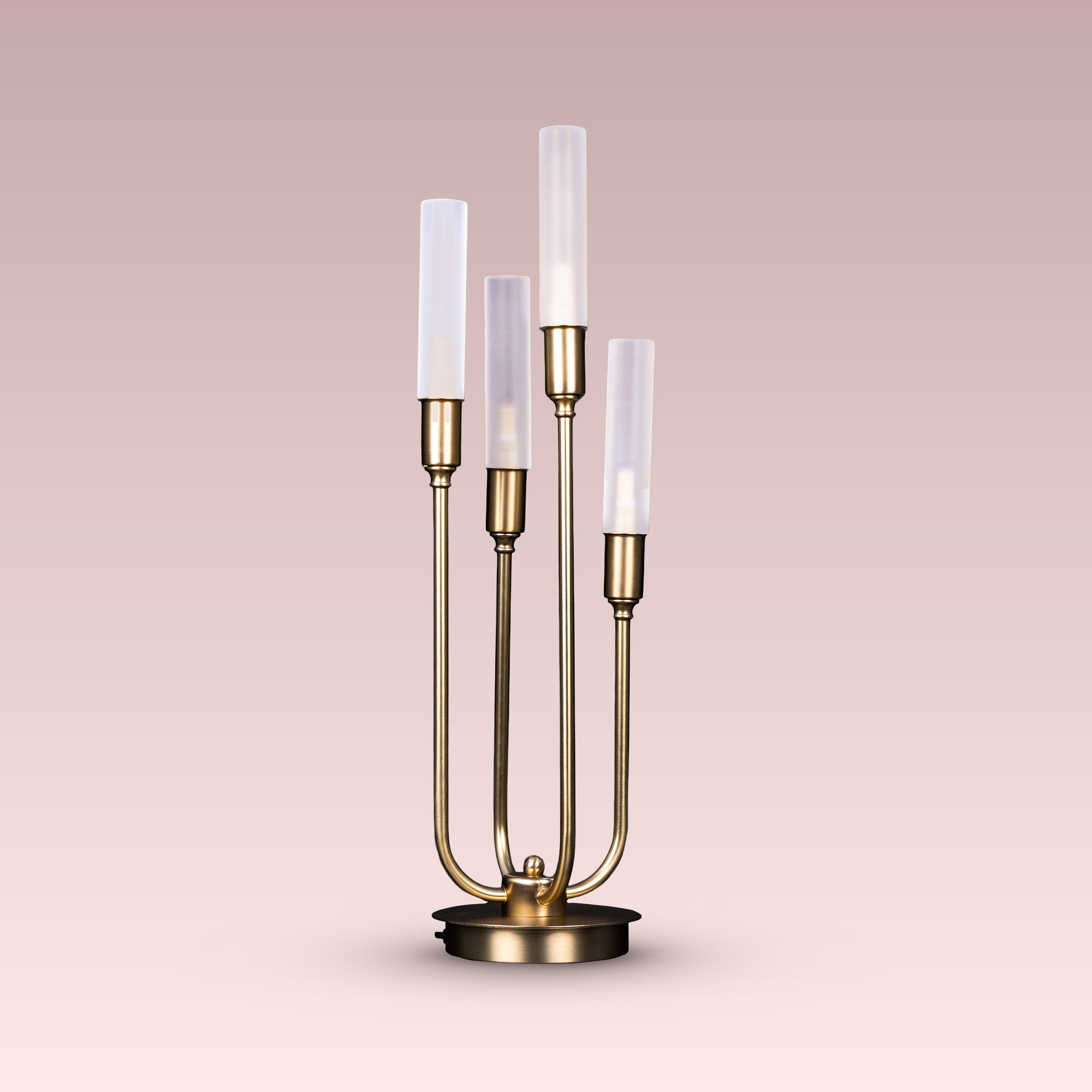 Lucentia (Gold) Frosted Glass Table Lamp