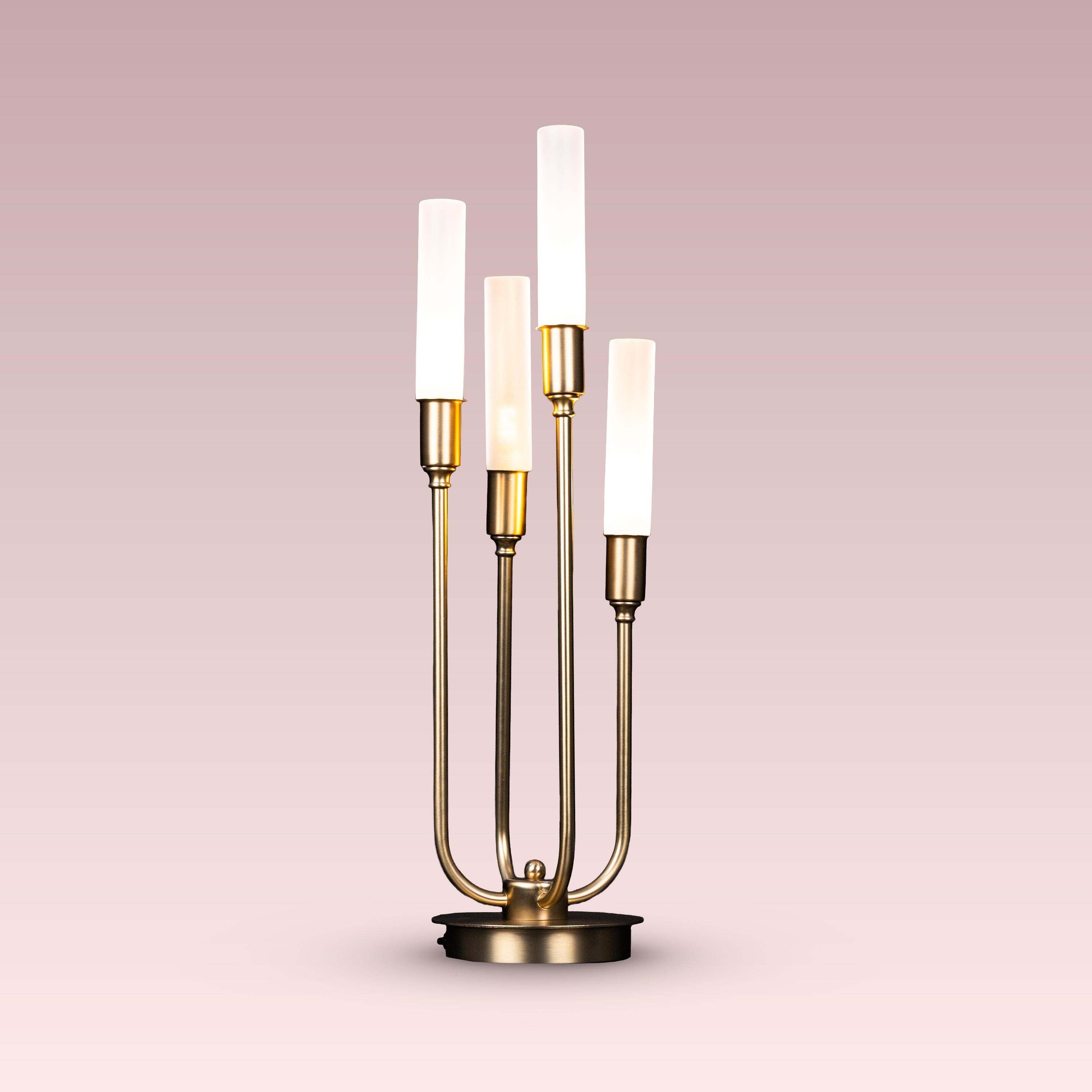 Lucentia (Gold) Frosted Glass Table Lamp