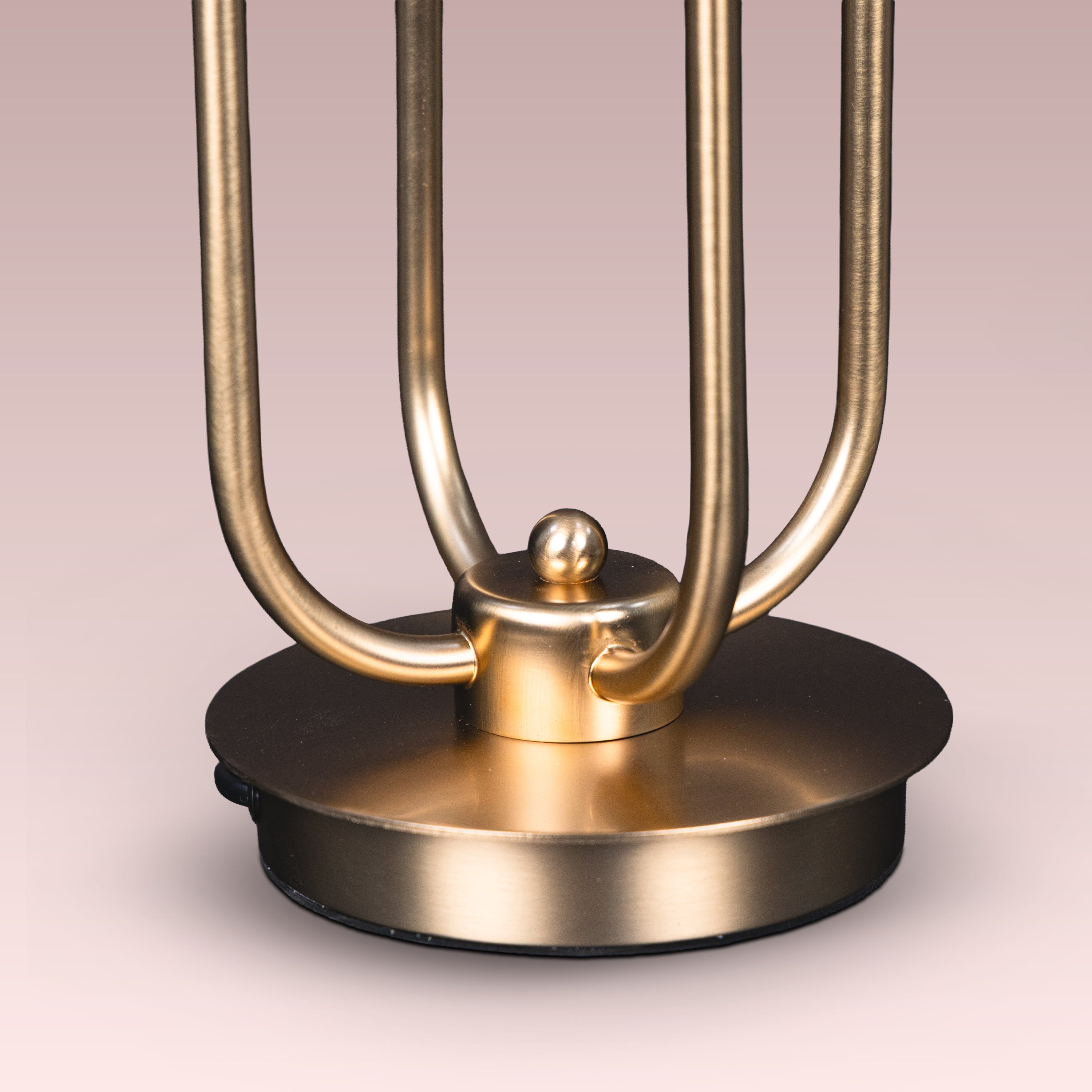 Lucentia (Gold) Frosted Glass Table Lamp