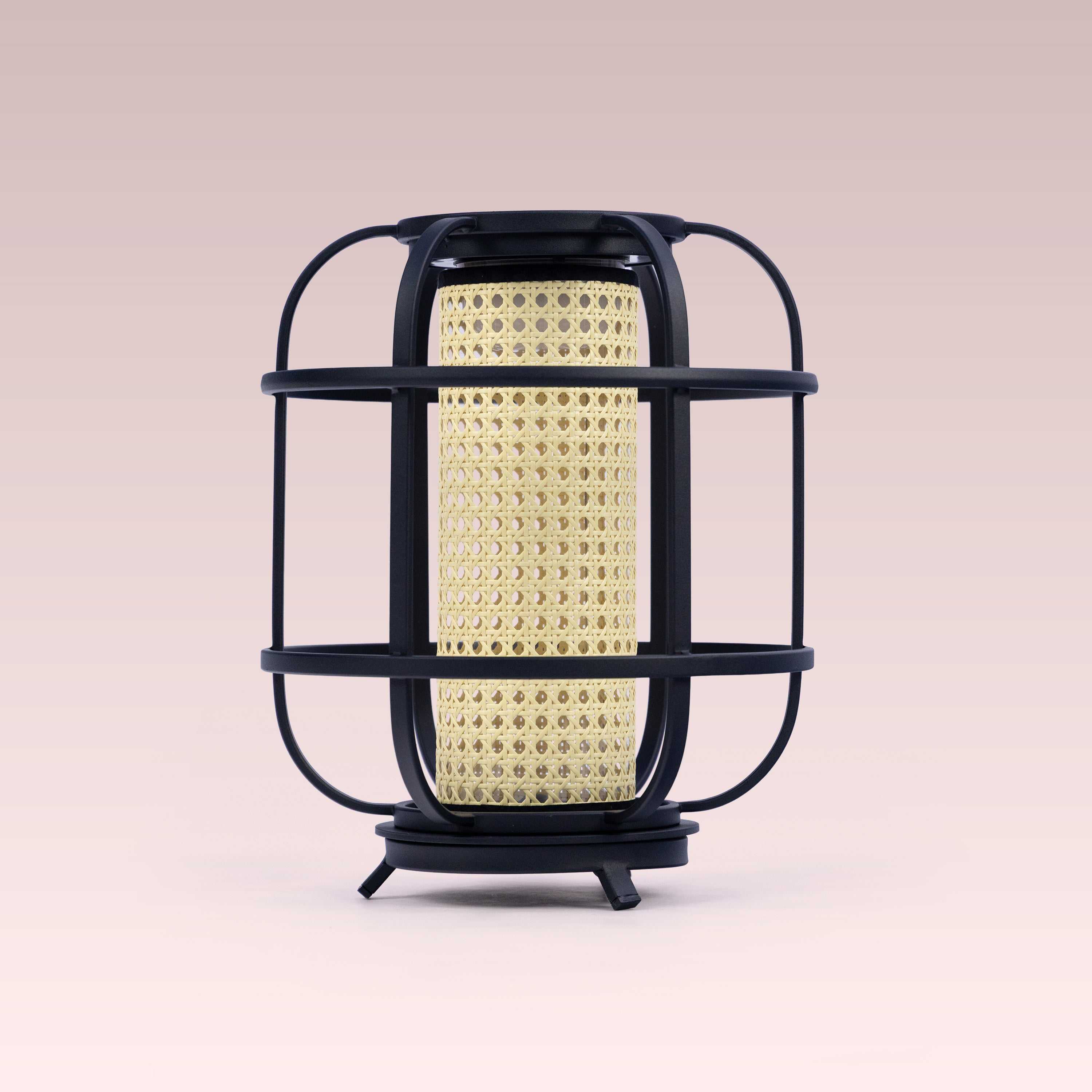 Beacon Tower (Black, Medium, Solar Powered-Rechargeable) Outdoor Floor Lamp