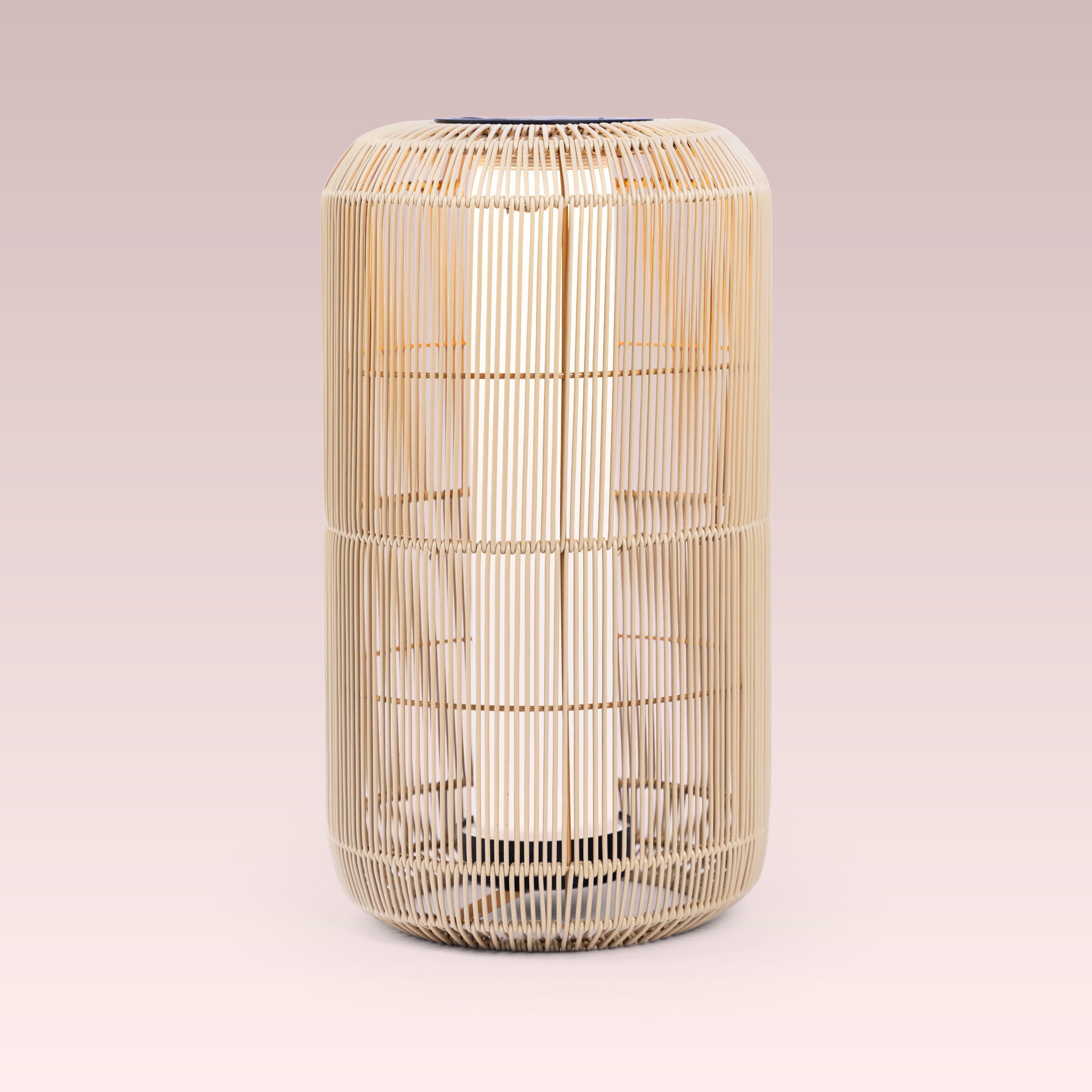 The Cylindra (Solar Powered-Rechargeable) Outdoor Floor Lamp