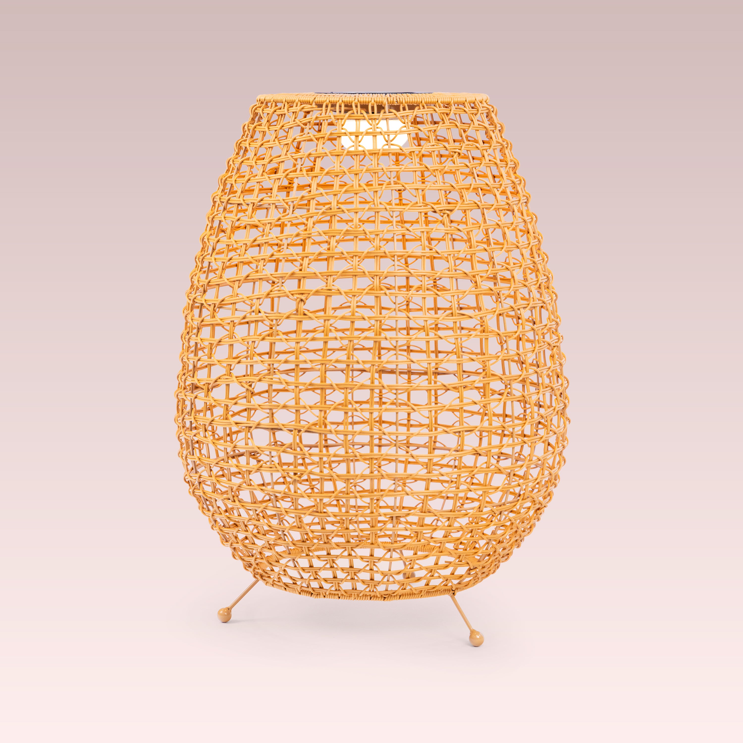 The Saffron Spire (Solar Powered-Rechargeable) Outdoor Floor Lamp