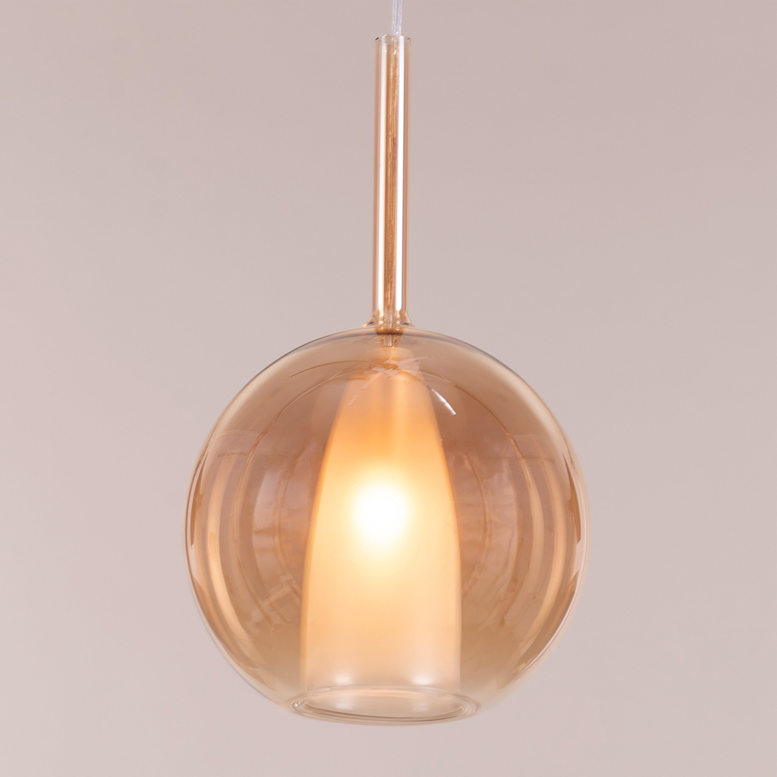 First Sign (Amber) Glass Pendant Light