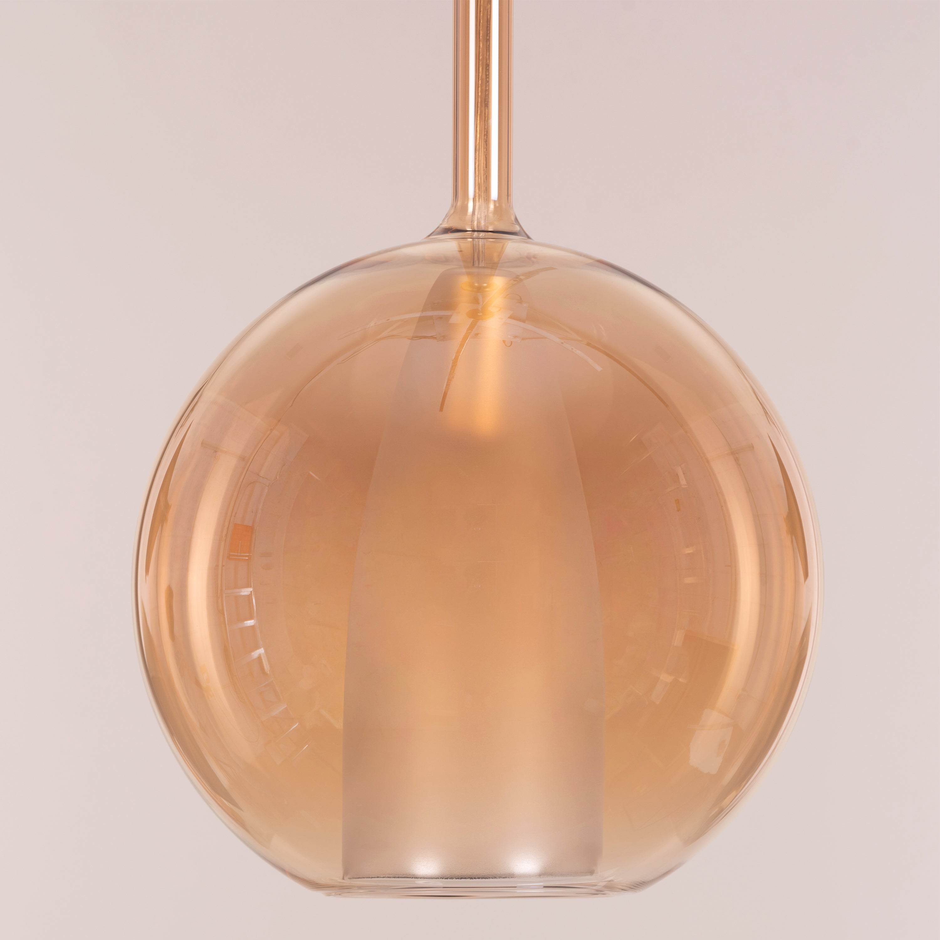 First Sign (Amber) Glass Pendant Light
