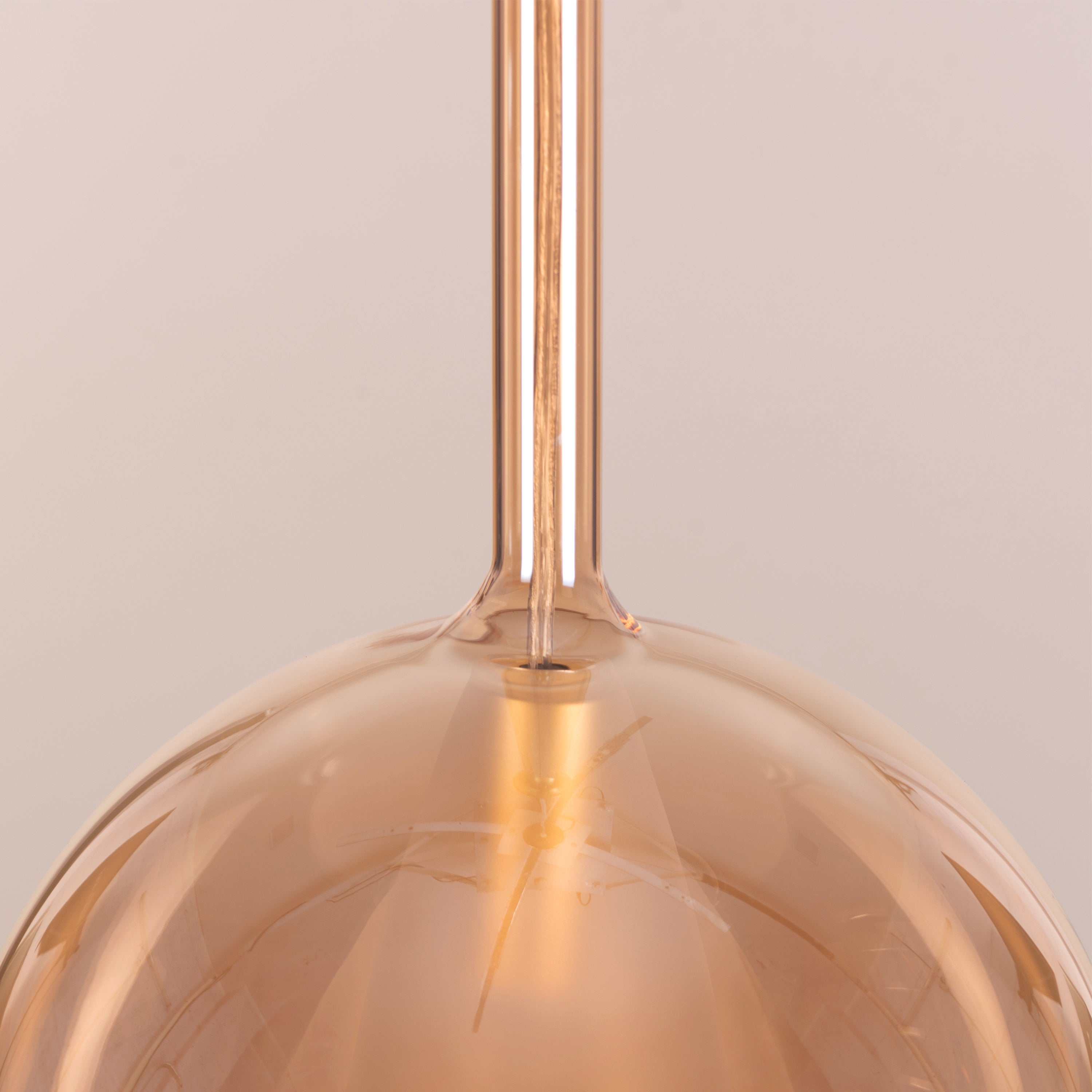 First Sign (Amber) Glass Pendant Light