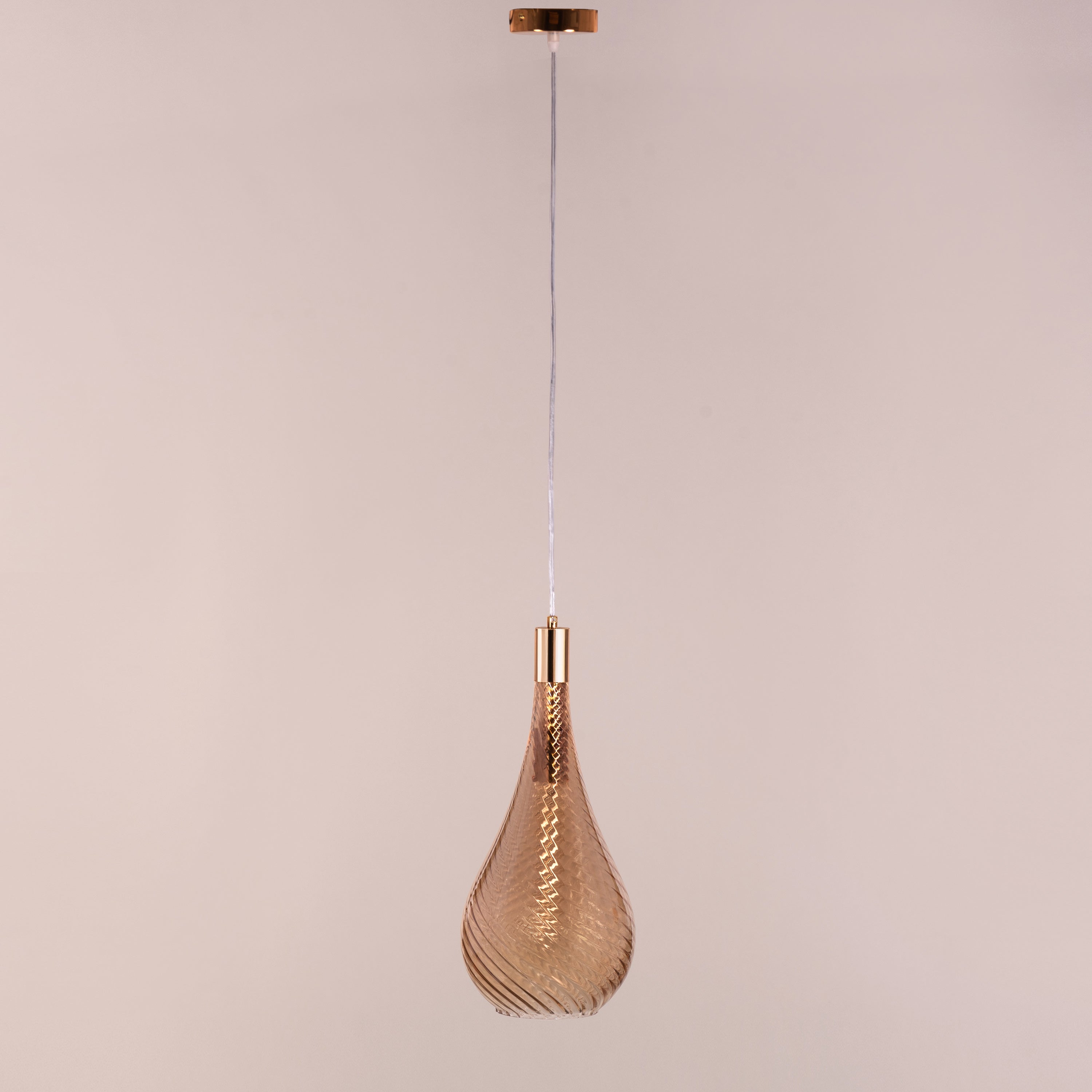 Keep My Love (Amber) Glass Pendant Light
