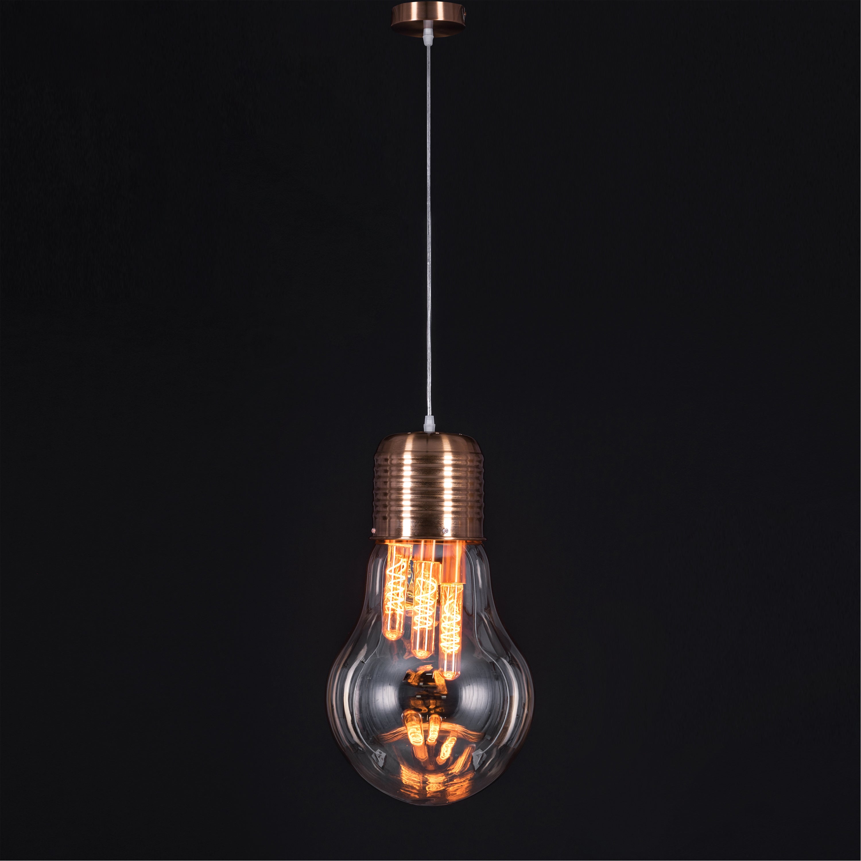 Elfin Magic (Amber) Glass Pendant Light