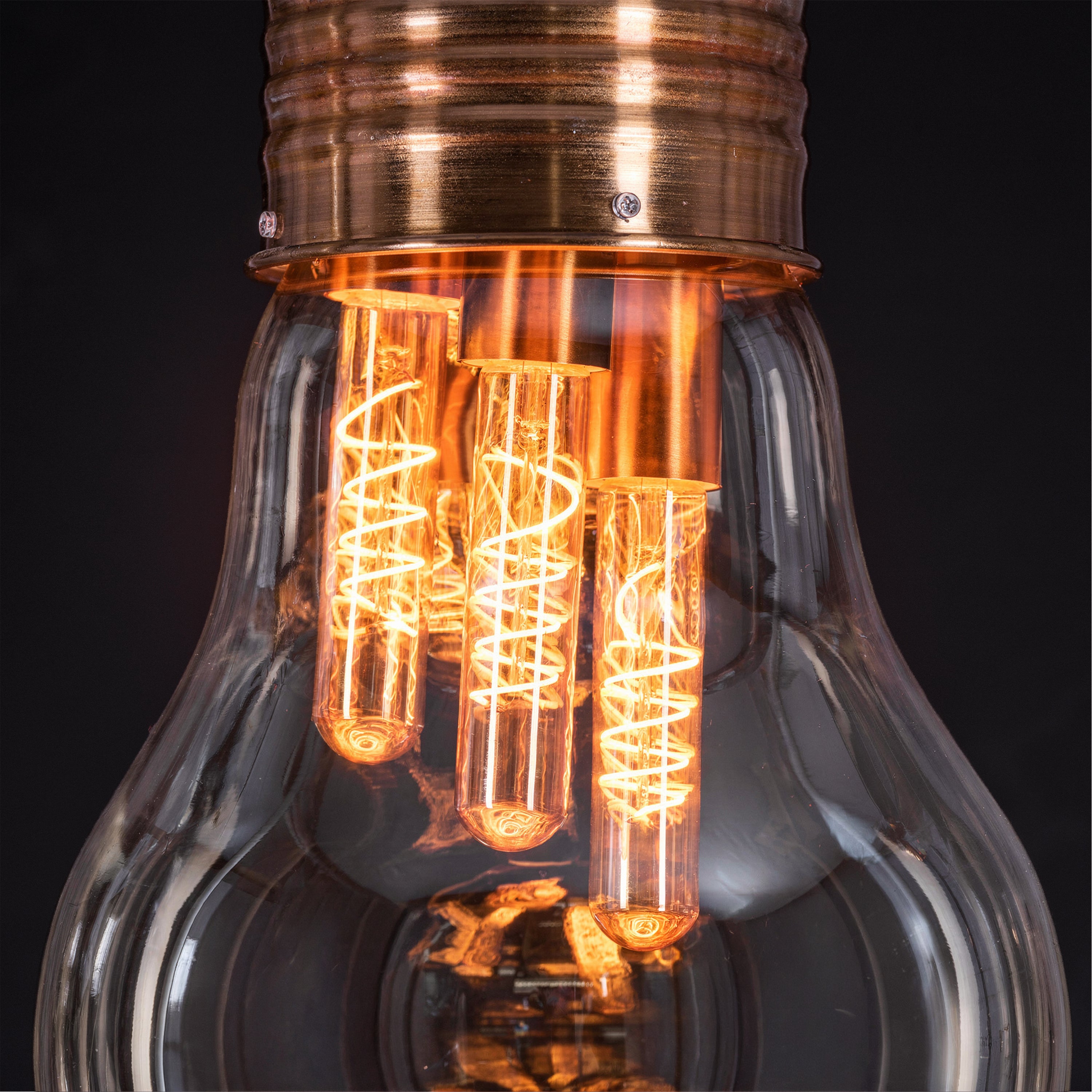 Elfin Magic (Amber) Glass Pendant Light