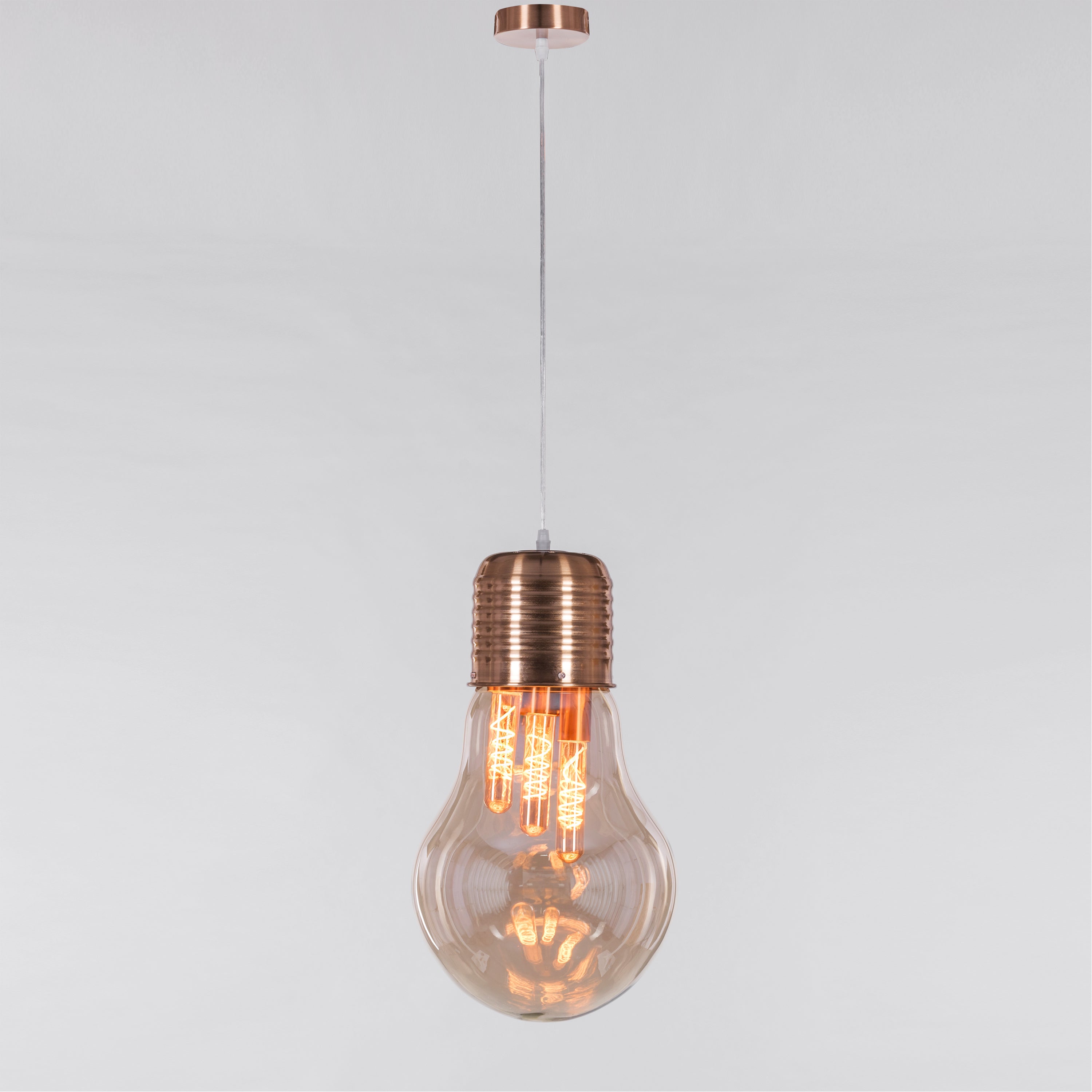 Elfin Magic (Amber) Glass Pendant Light