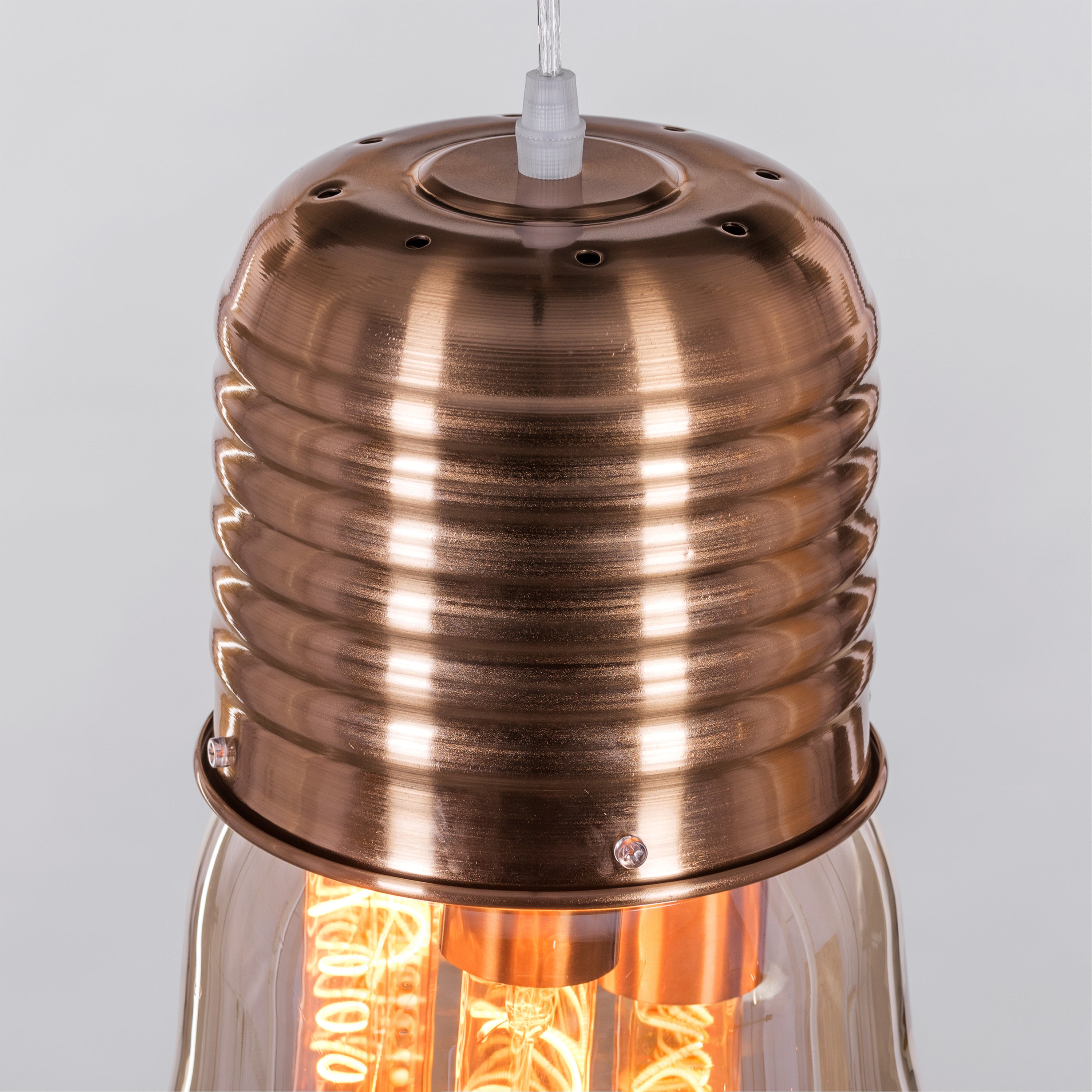 Elfin Magic (Amber) Glass Pendant Light