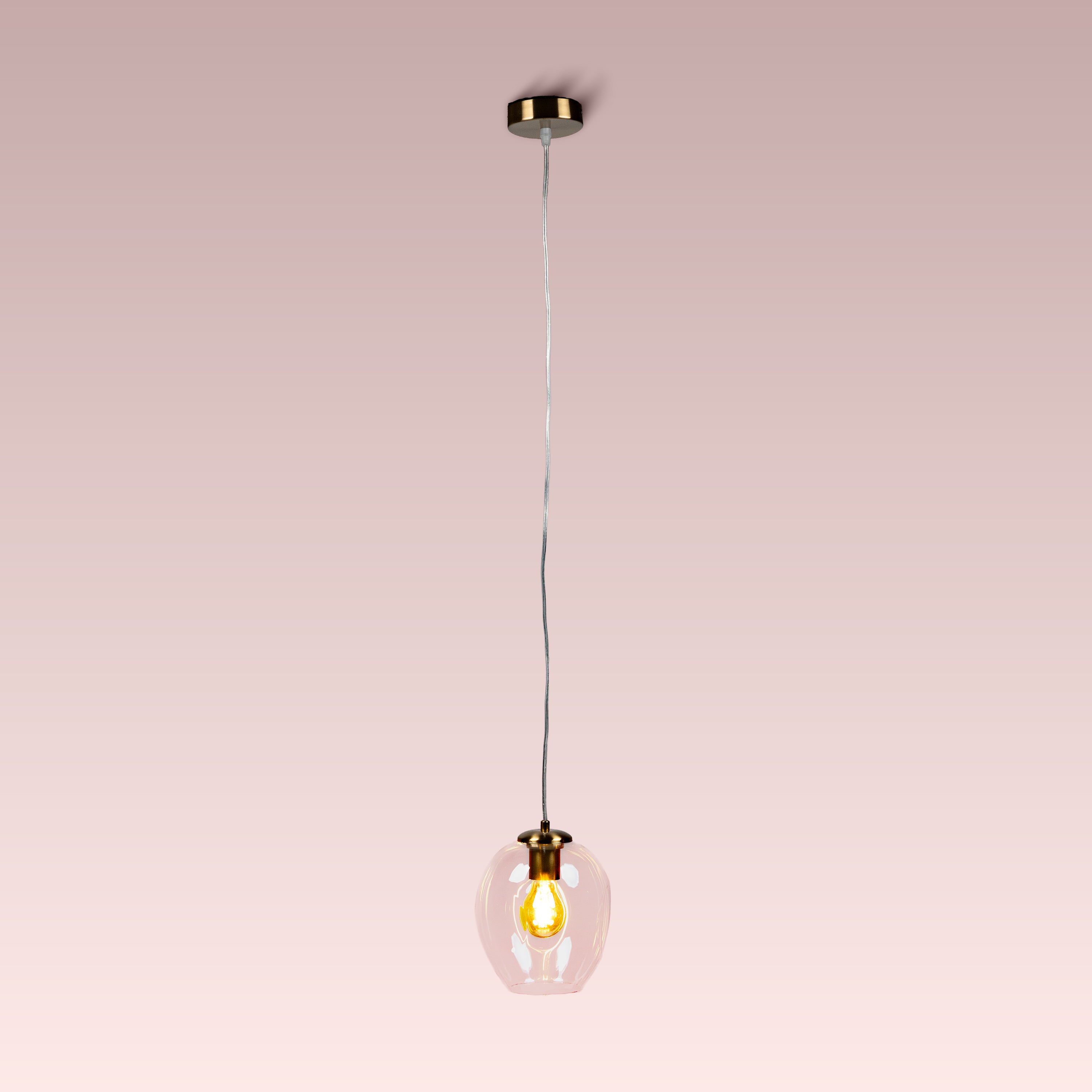 Thousand Stars Single (Clear) Glass Pendant Lamp