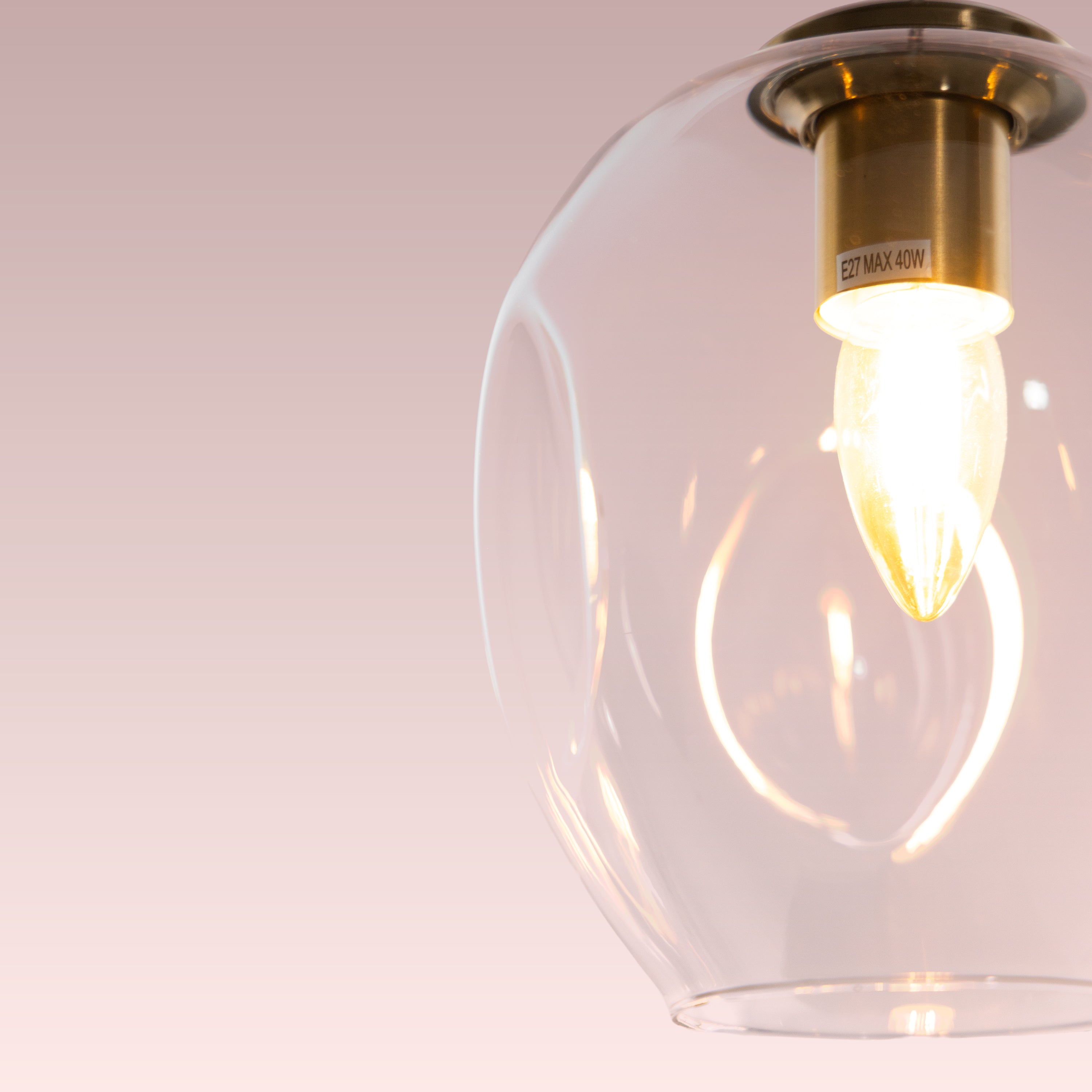 Thousand Stars Single (Clear) Glass Pendant Lamp