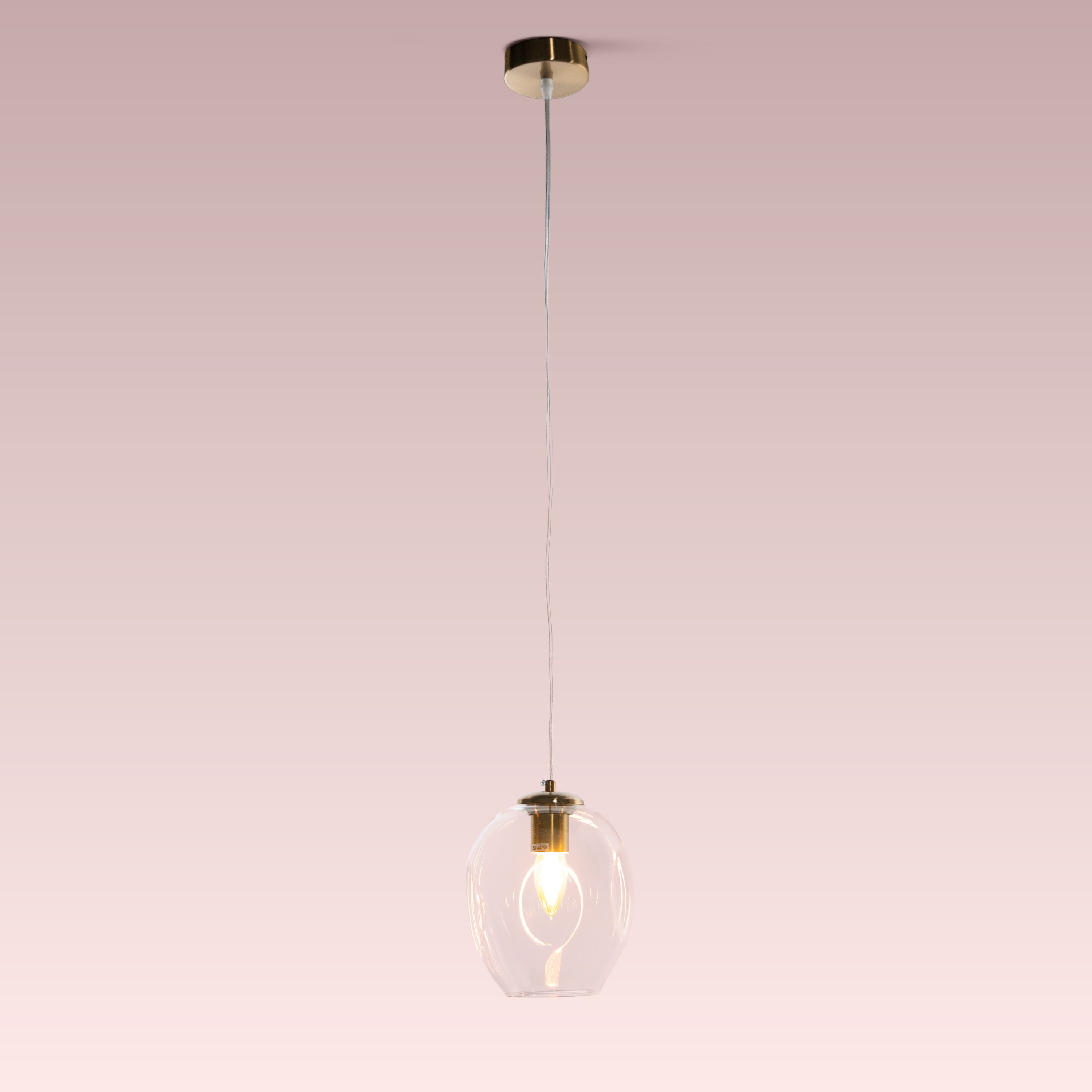 Thousand Stars Single (Clear) Glass Pendant Lamp