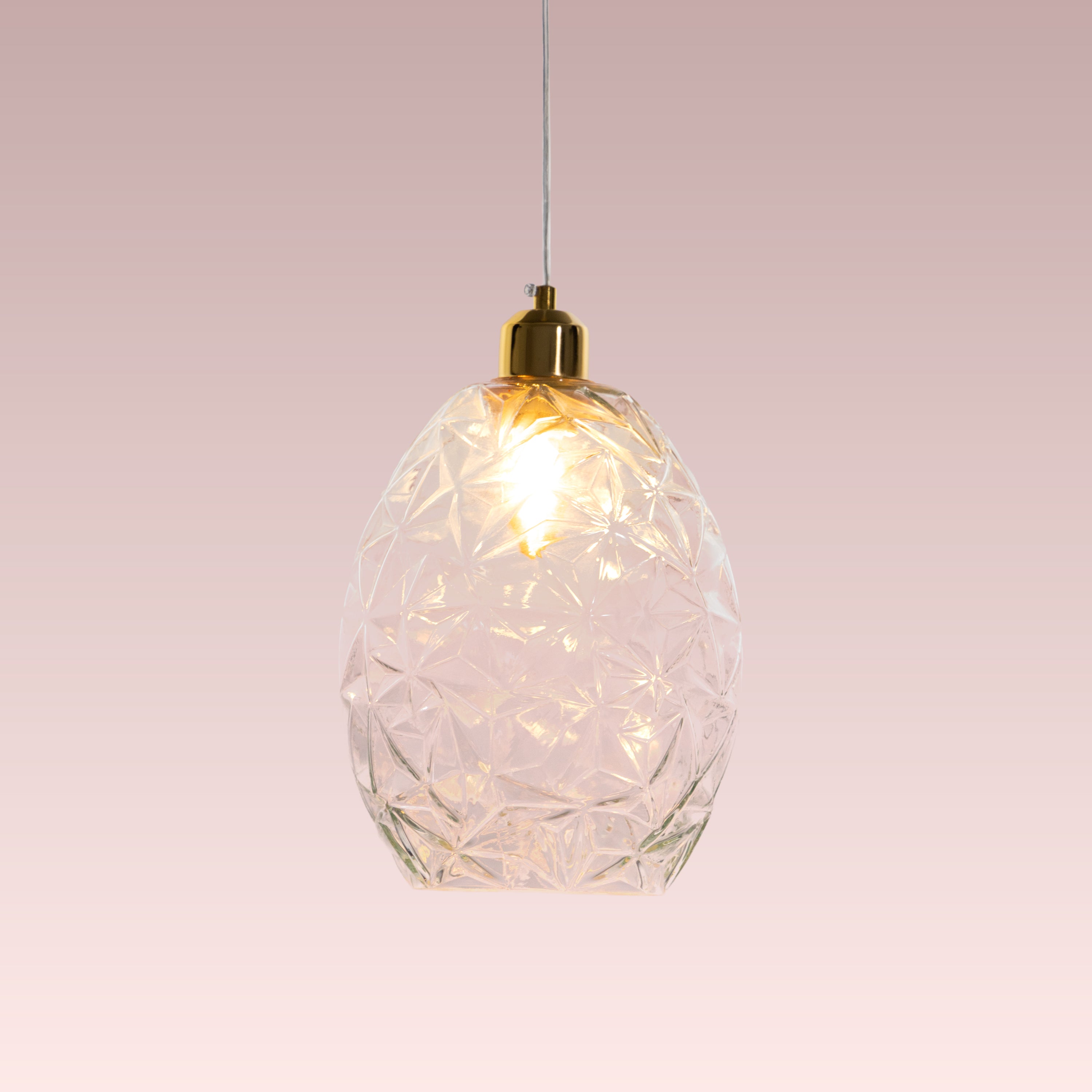 Second Glance (Clear) Glass Pendant lamp