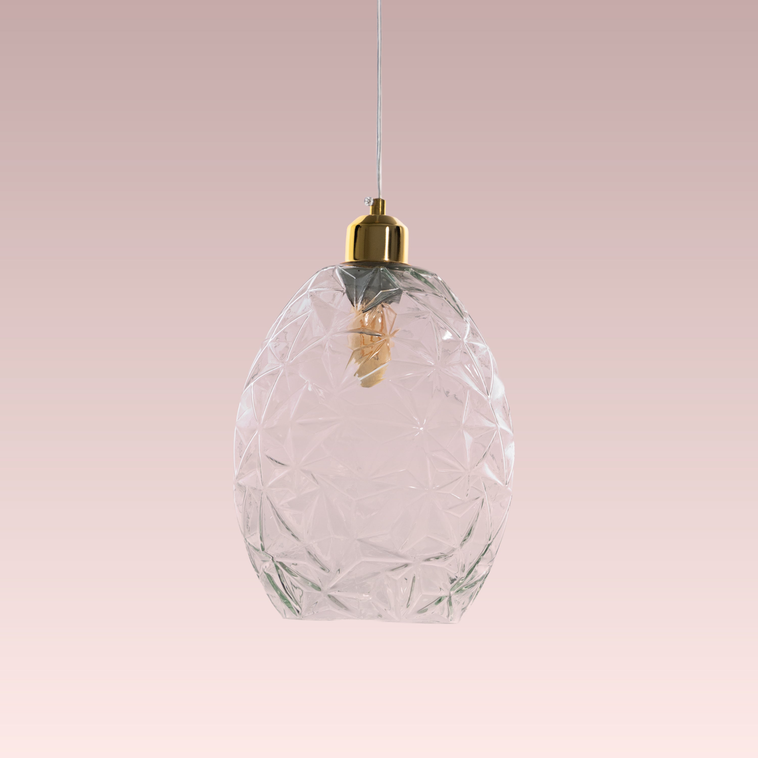 Second Glance (Clear) Glass Pendant lamp
