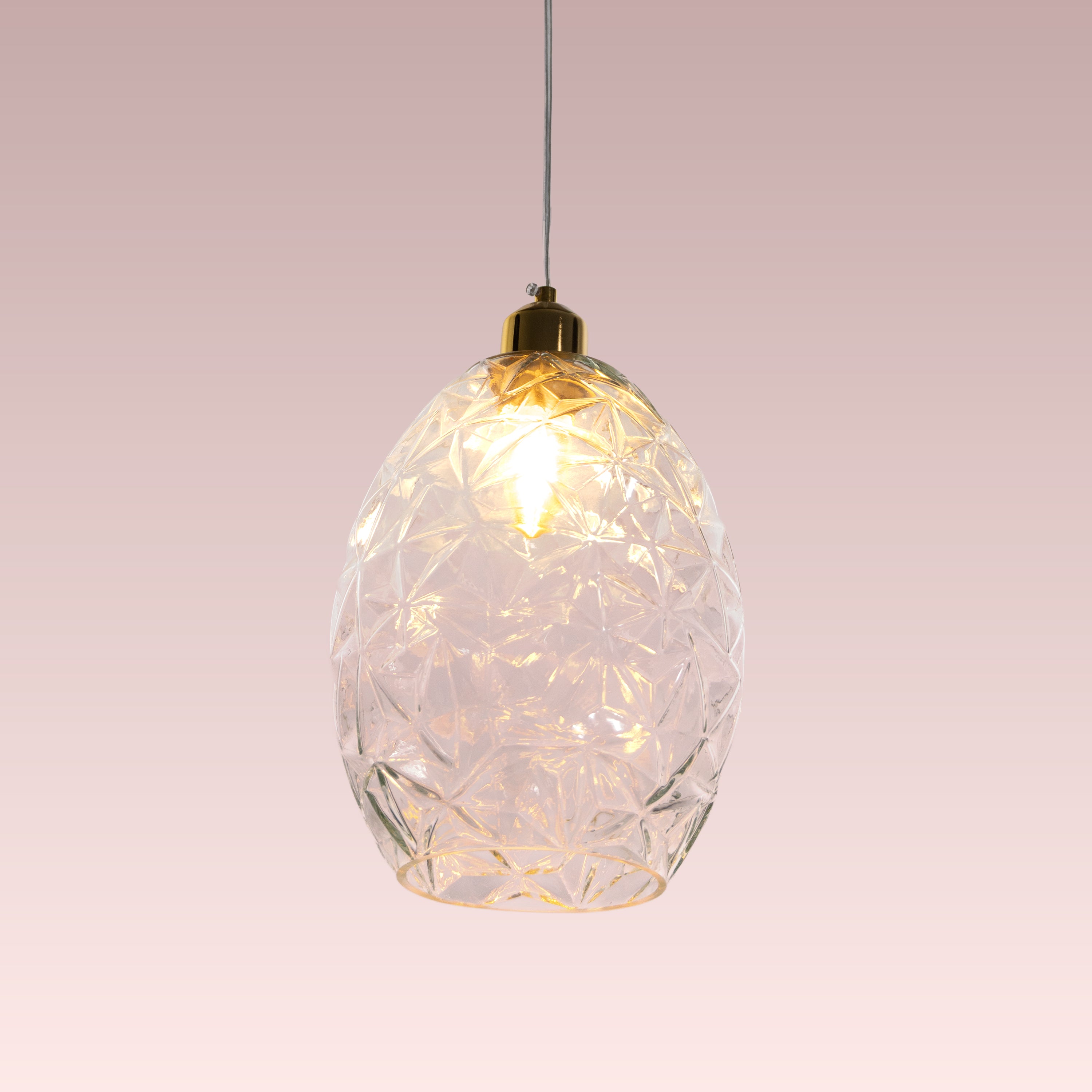Second Glance (Clear) Glass Pendant lamp