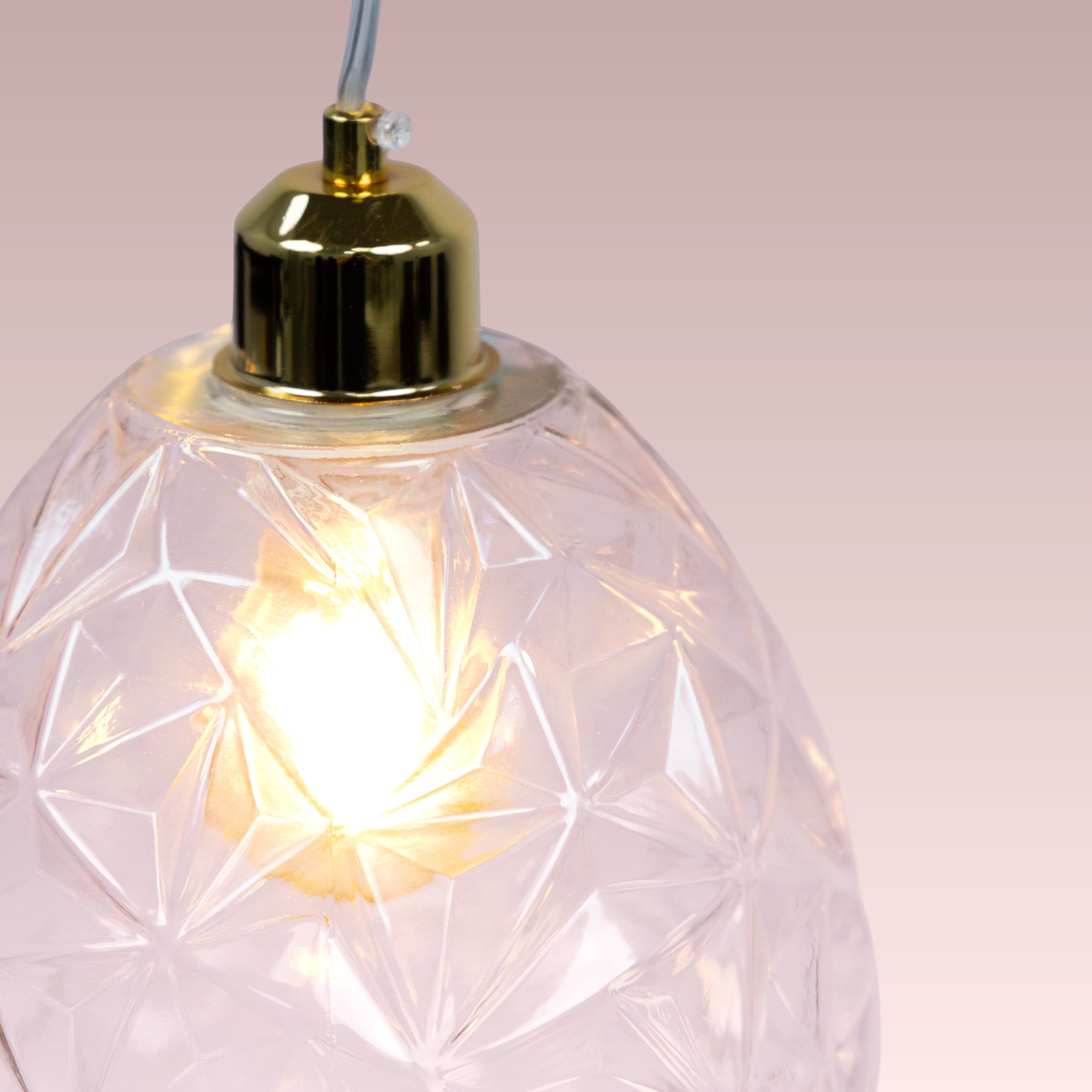 Second Glance (Clear) Glass Pendant lamp