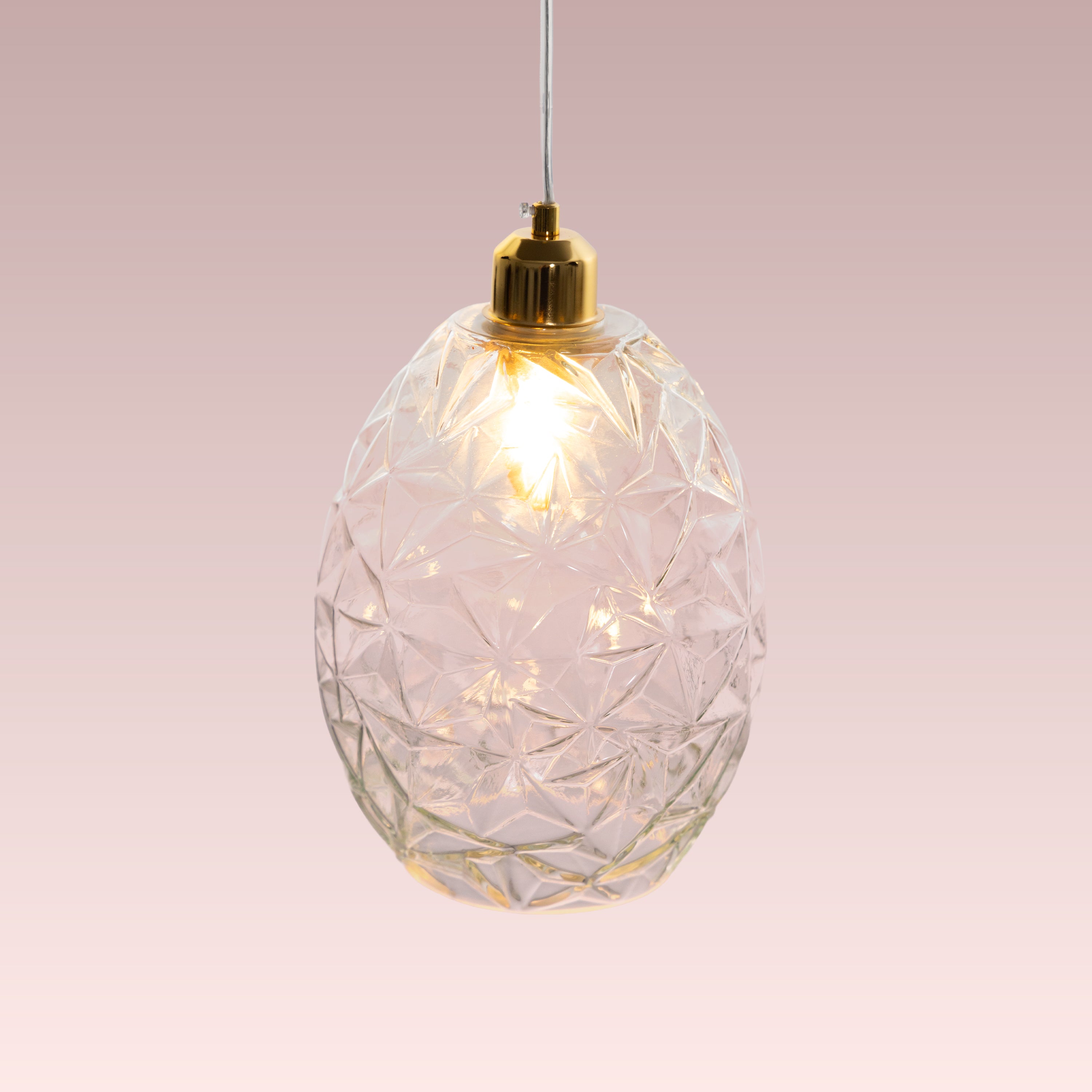 Second Glance (Clear) Glass Pendant lamp