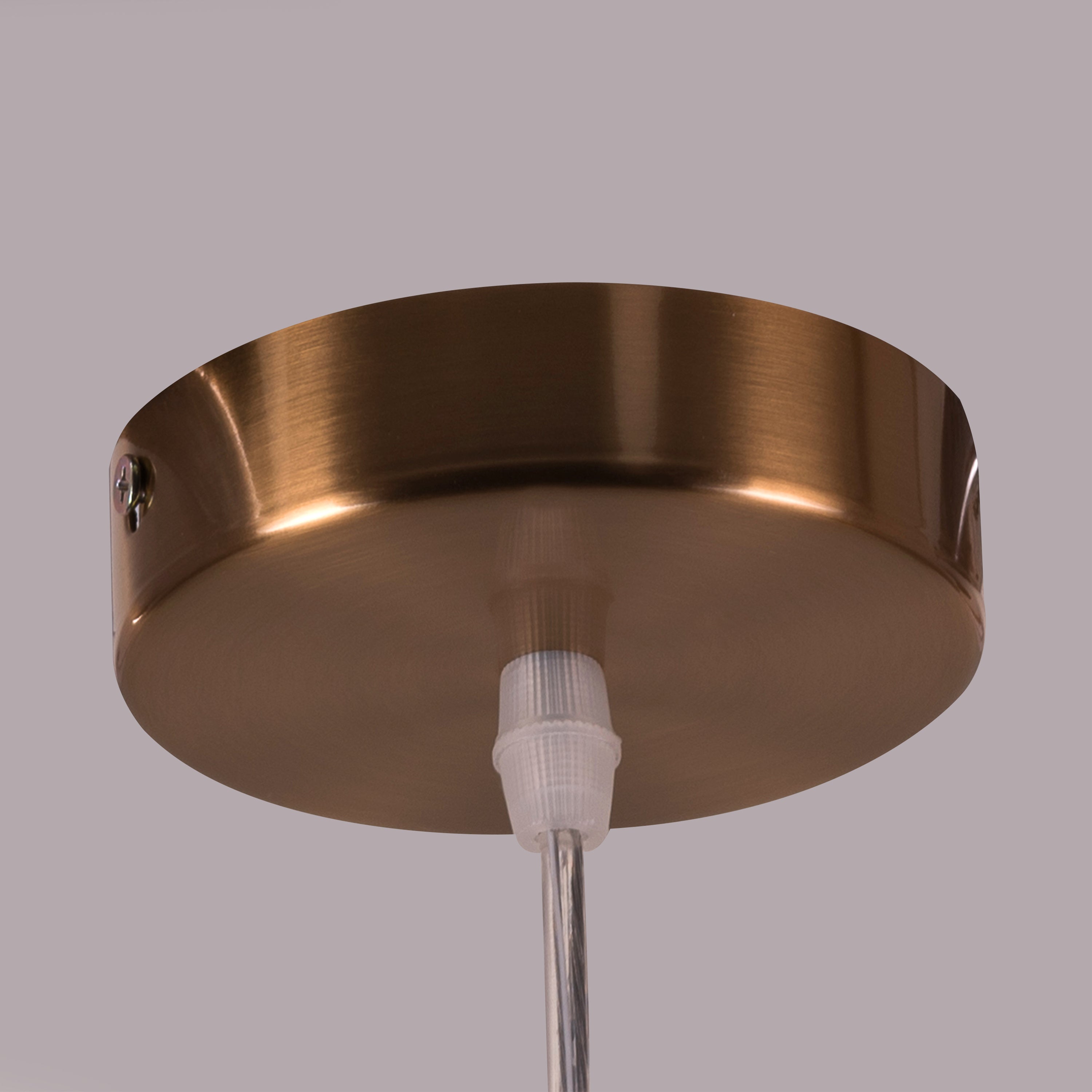 Good To Glow (Long, Gold) Clear Glass Pendant Light