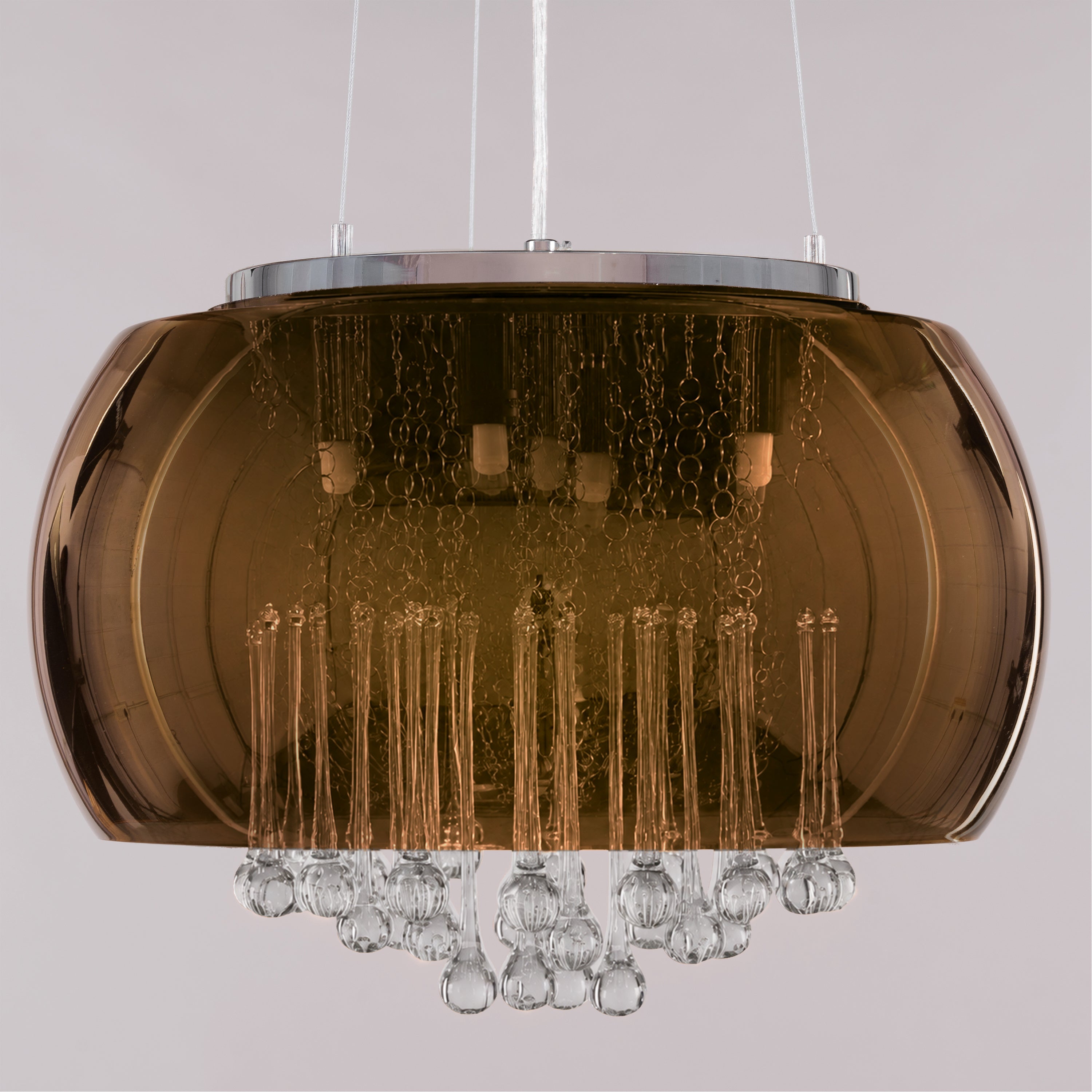 Enchanted (40 cm, Gold, Mirror Finish) Crystal Chandelier