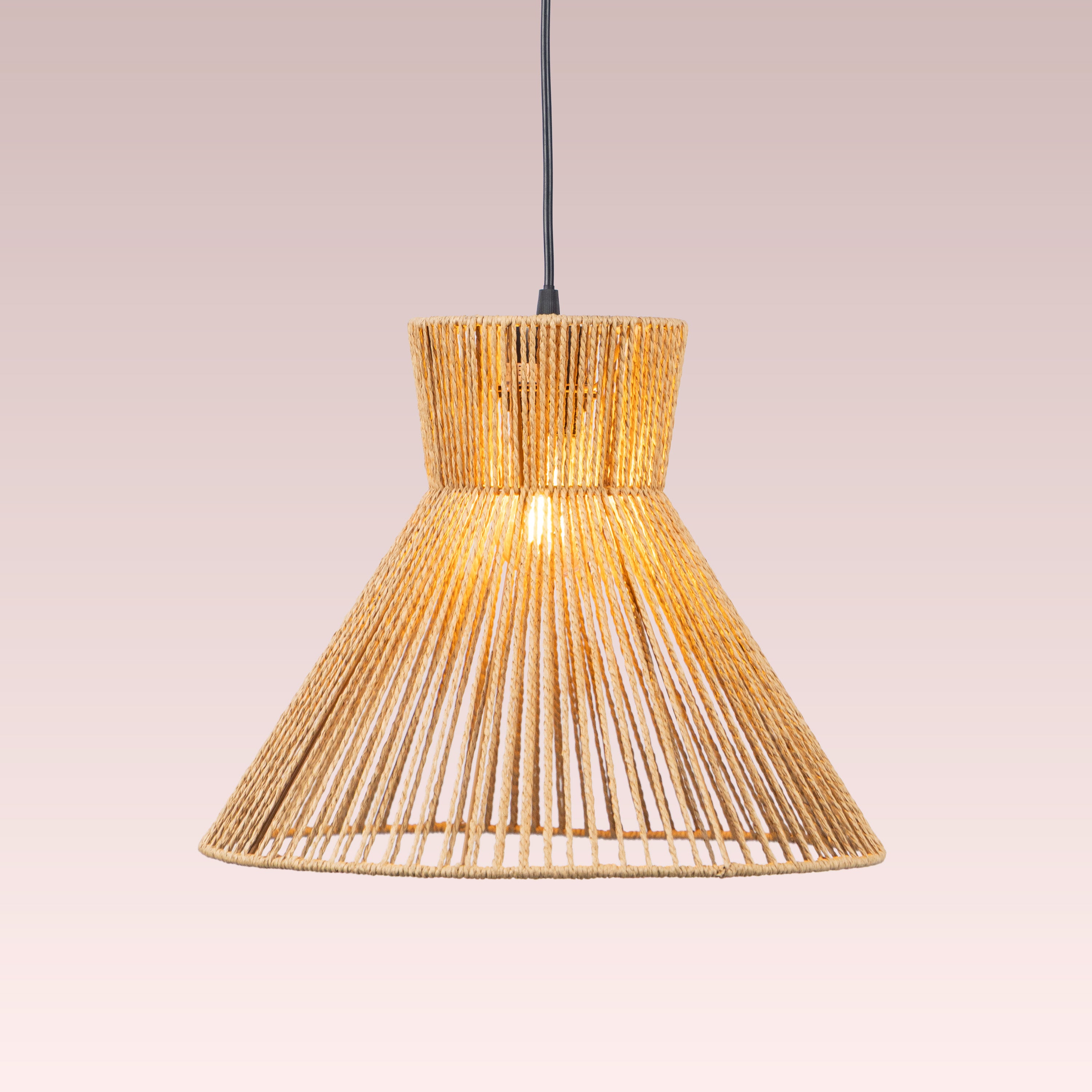 Glowsphere Rattan Pendant Light