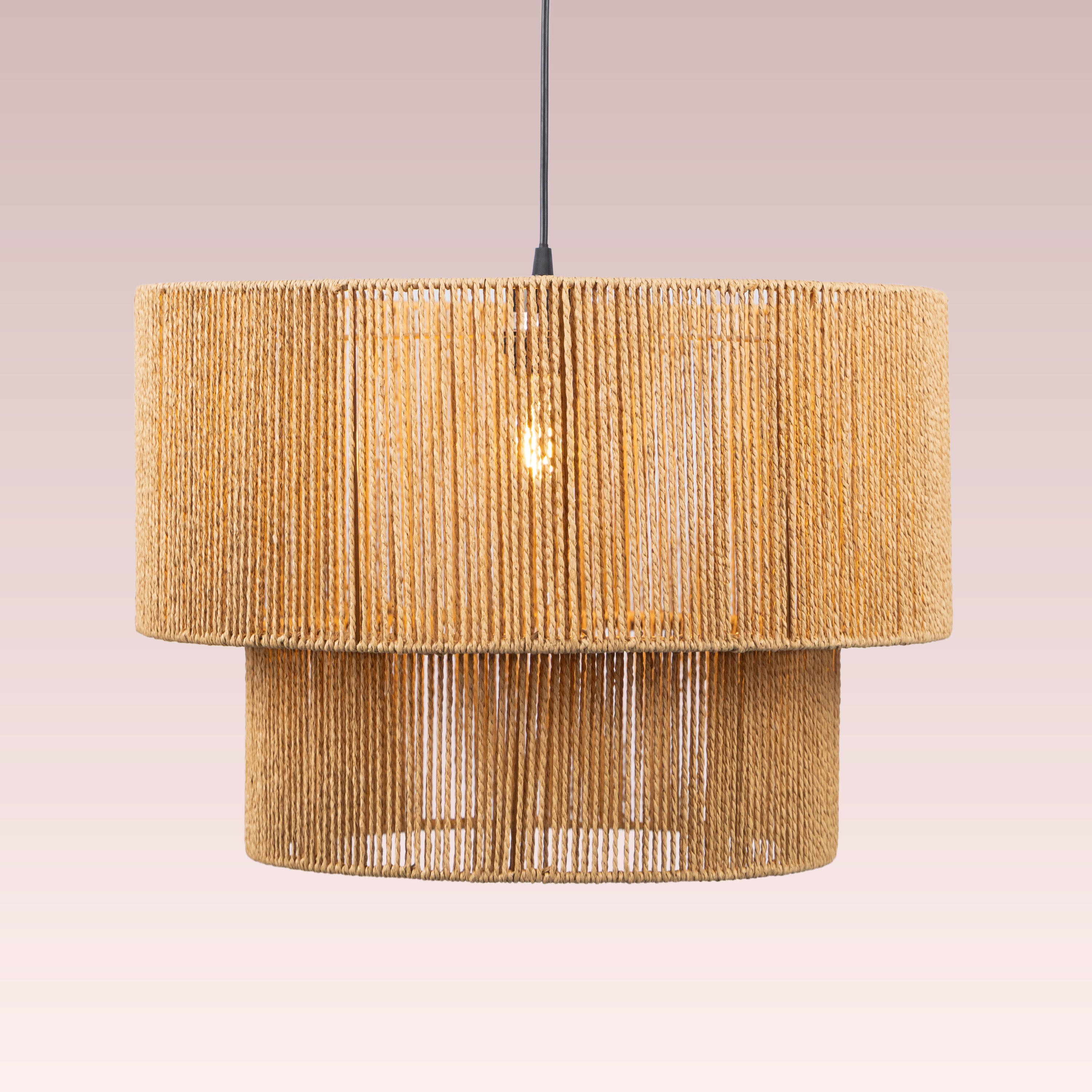 Warmth Woven Rattan Pendant Light