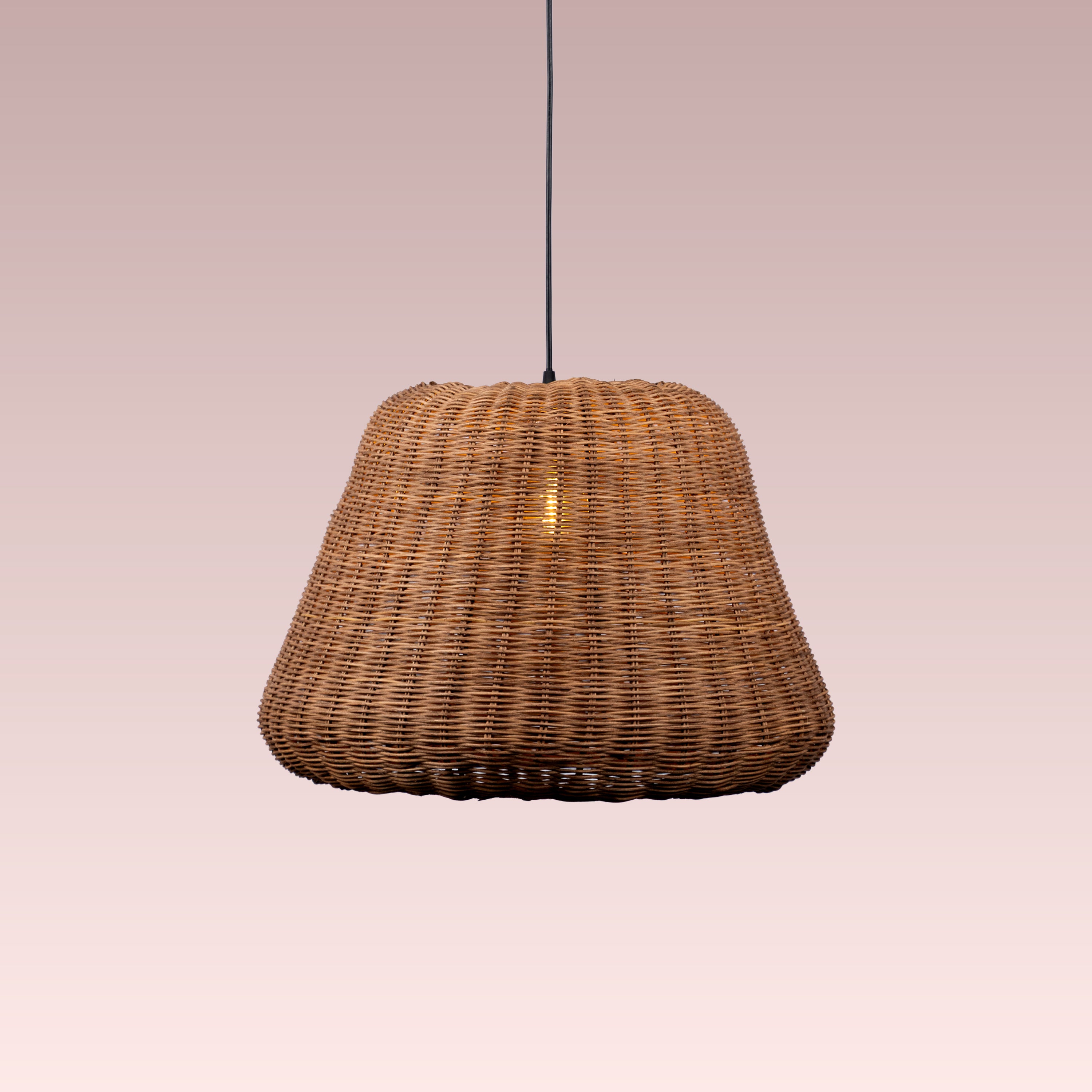 The Blackwood Rattan Pendant Light