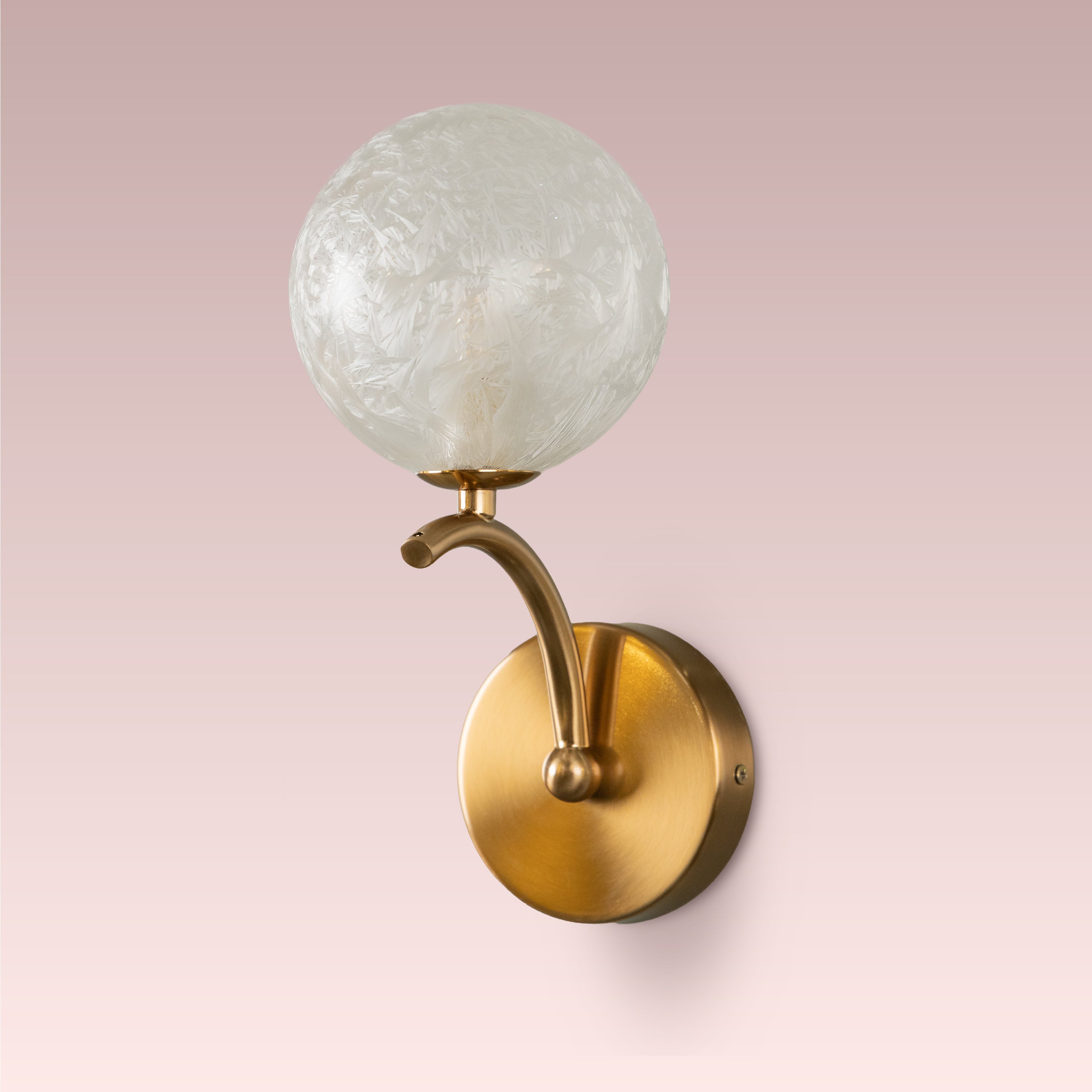 City In Stillness Glass Wall Light