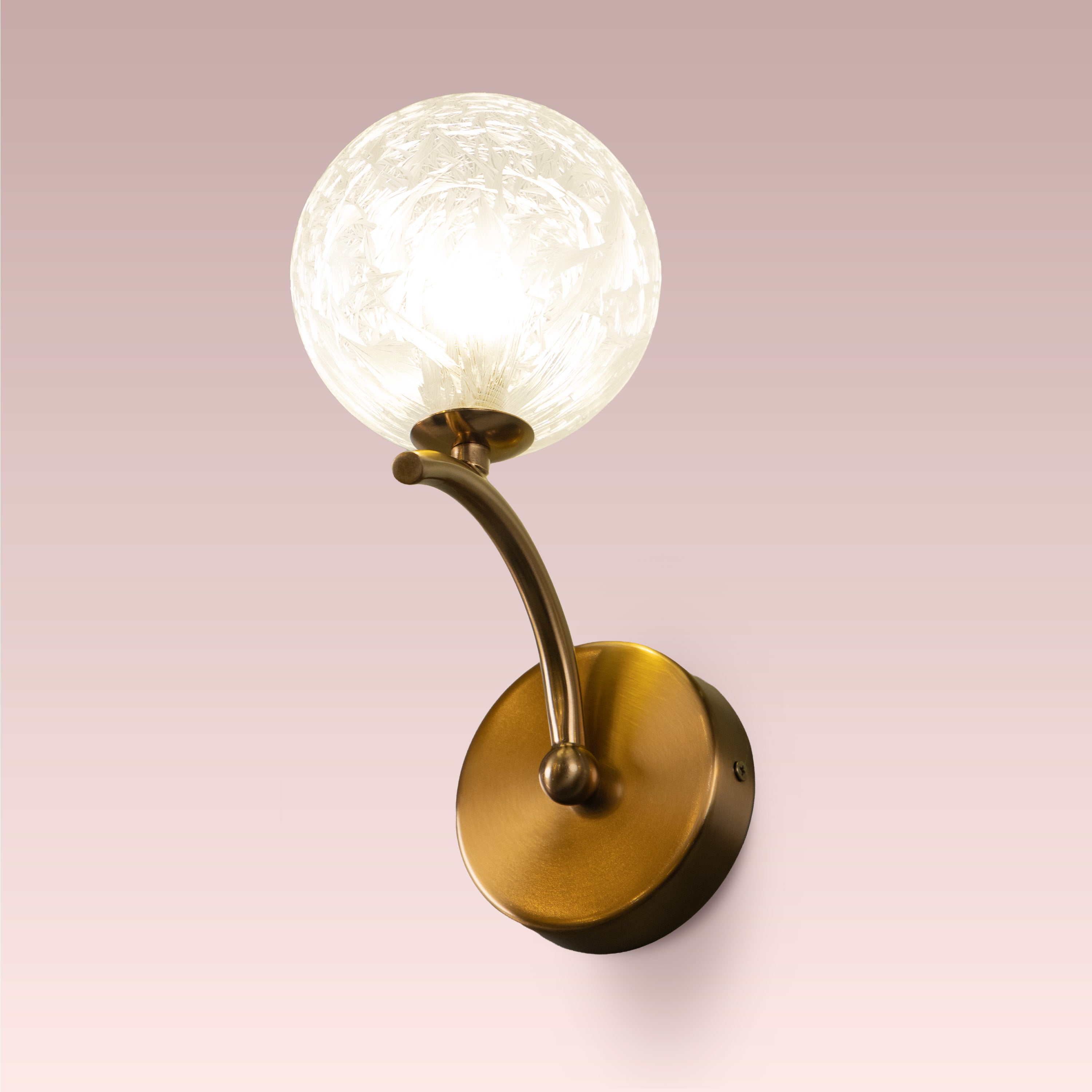 City In Stillness Glass Wall Light