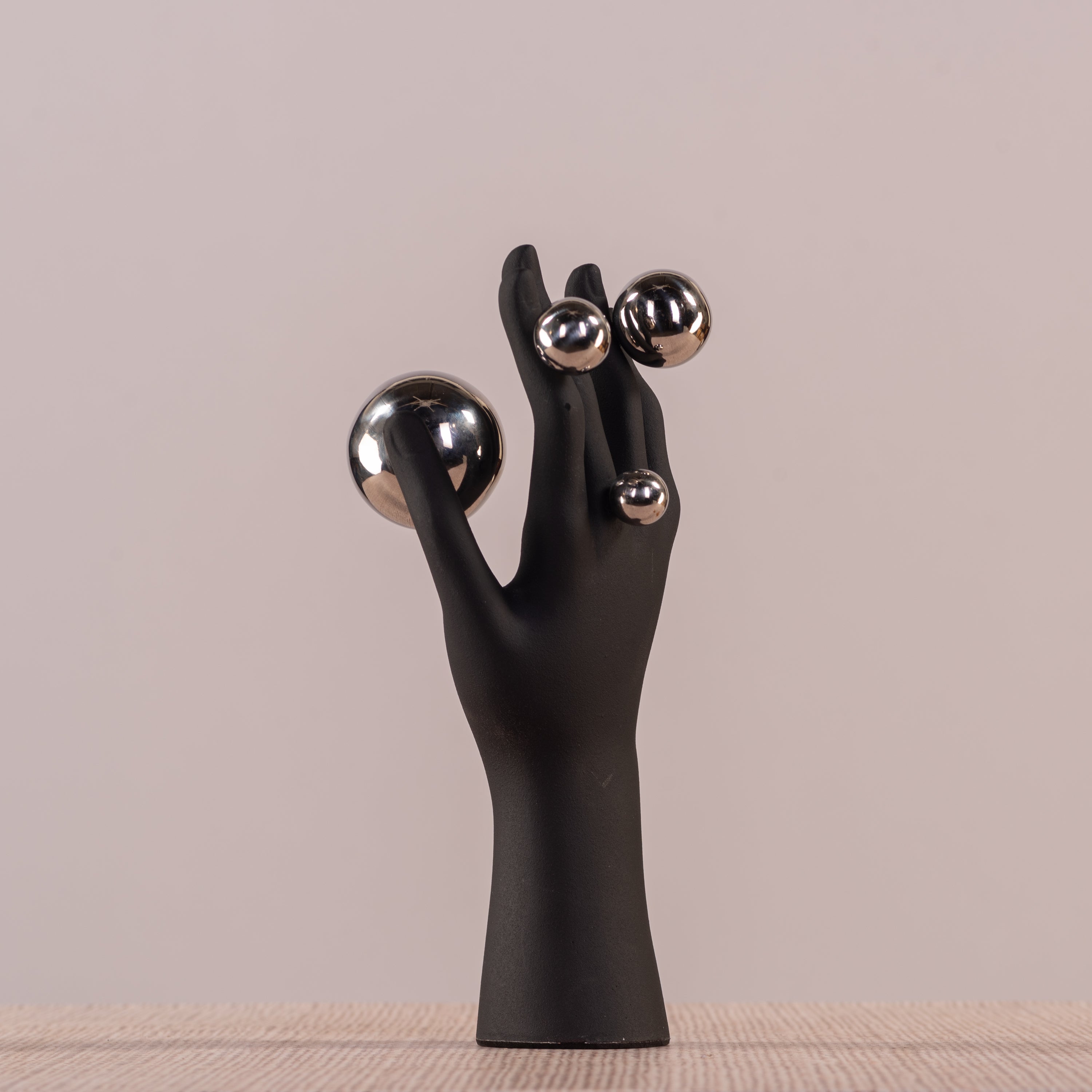 Illusionist (Black, Chrome) Resin Home Decor