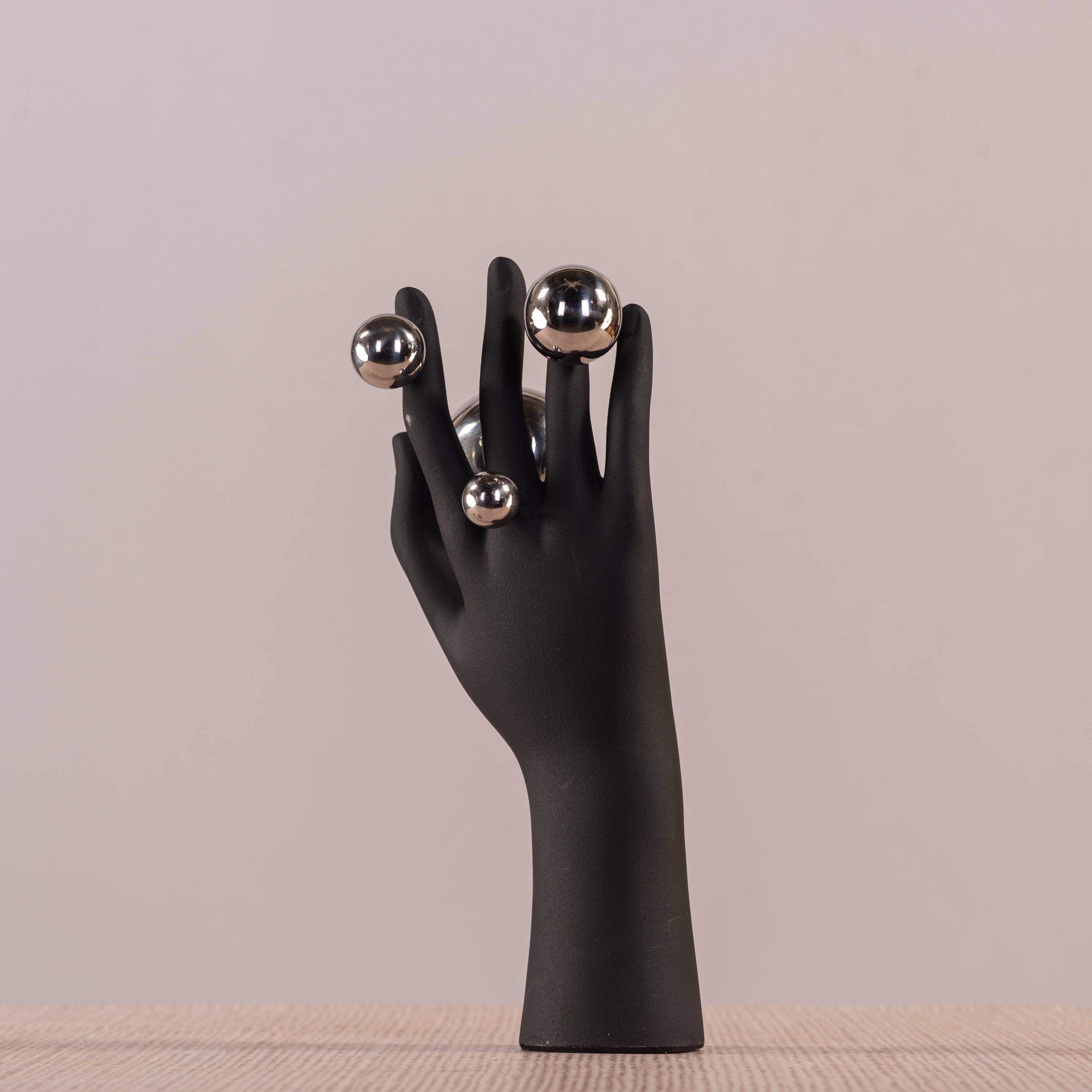 Illusionist (Black, Chrome) Resin Home Decor